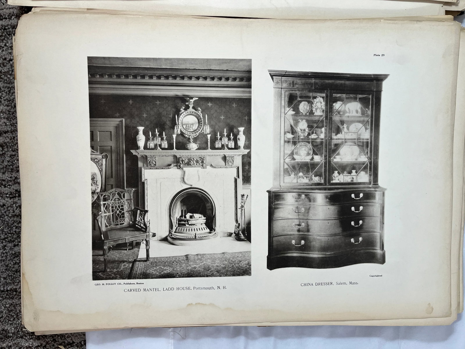 1914 The Architecture Interiors and Furniture of the American Colonies During the 18th Century Book - 12