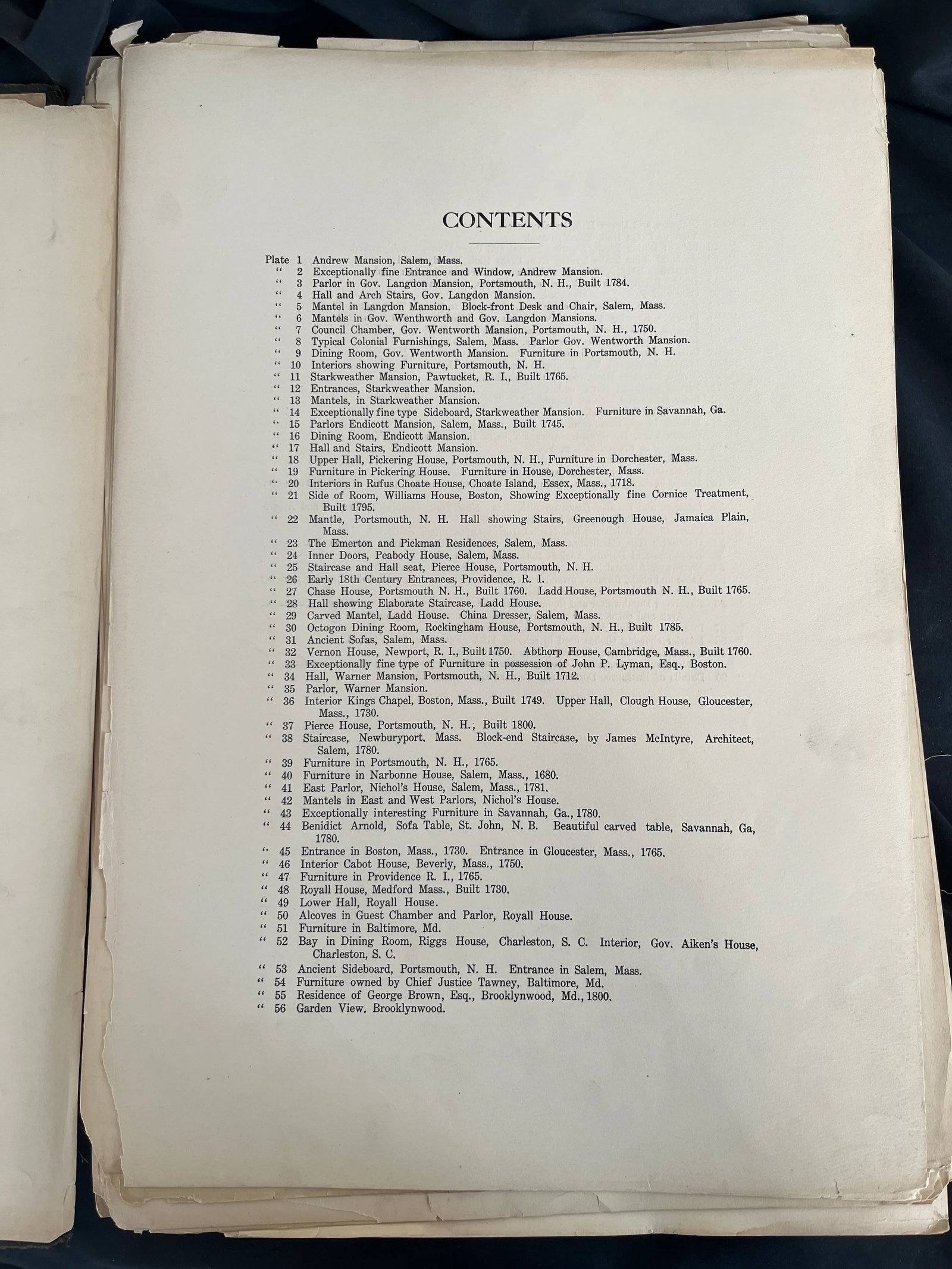 1914 The Architecture Interiors and Furniture of the American Colonies During the 18th Century Book - 3