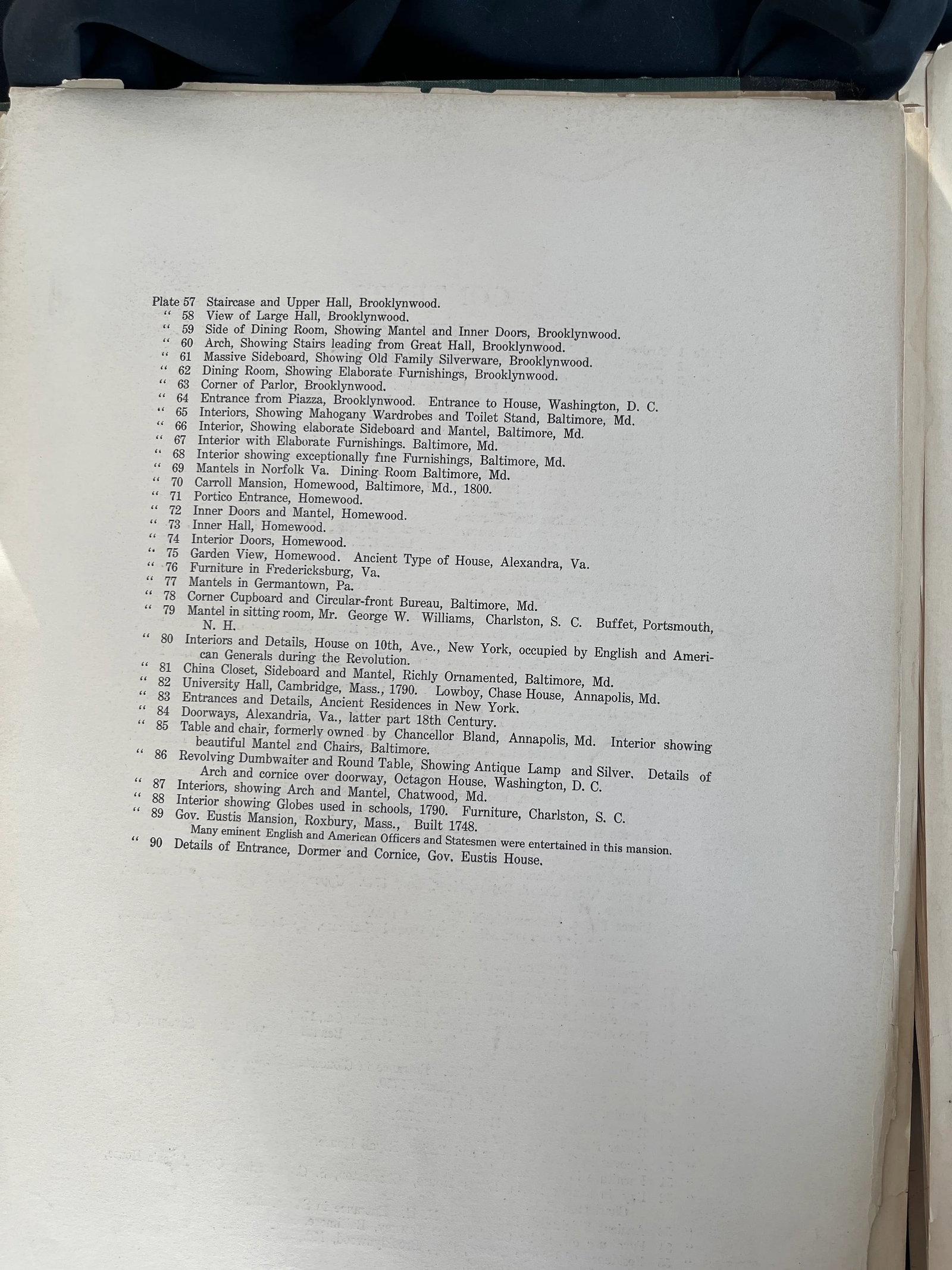 1914 The Architecture Interiors and Furniture of the American Colonies During the 18th Century Book - 4