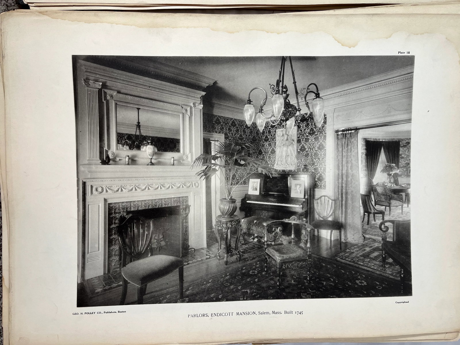 1914 The Architecture Interiors and Furniture of the American Colonies During the 18th Century Book - 7