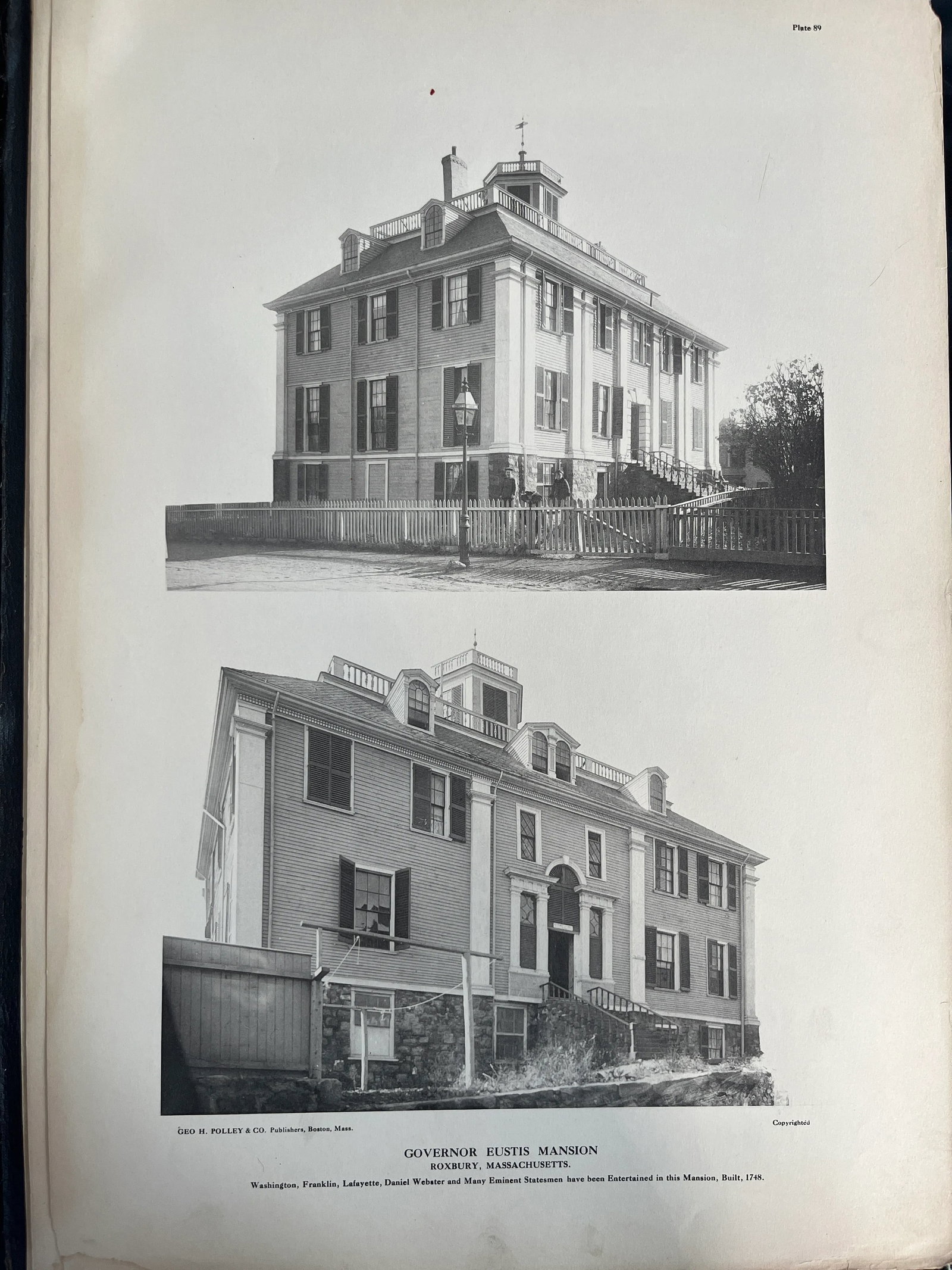 1914 The Architecture Interiors and Furniture of the American Colonies During the 18th Century Book - 9