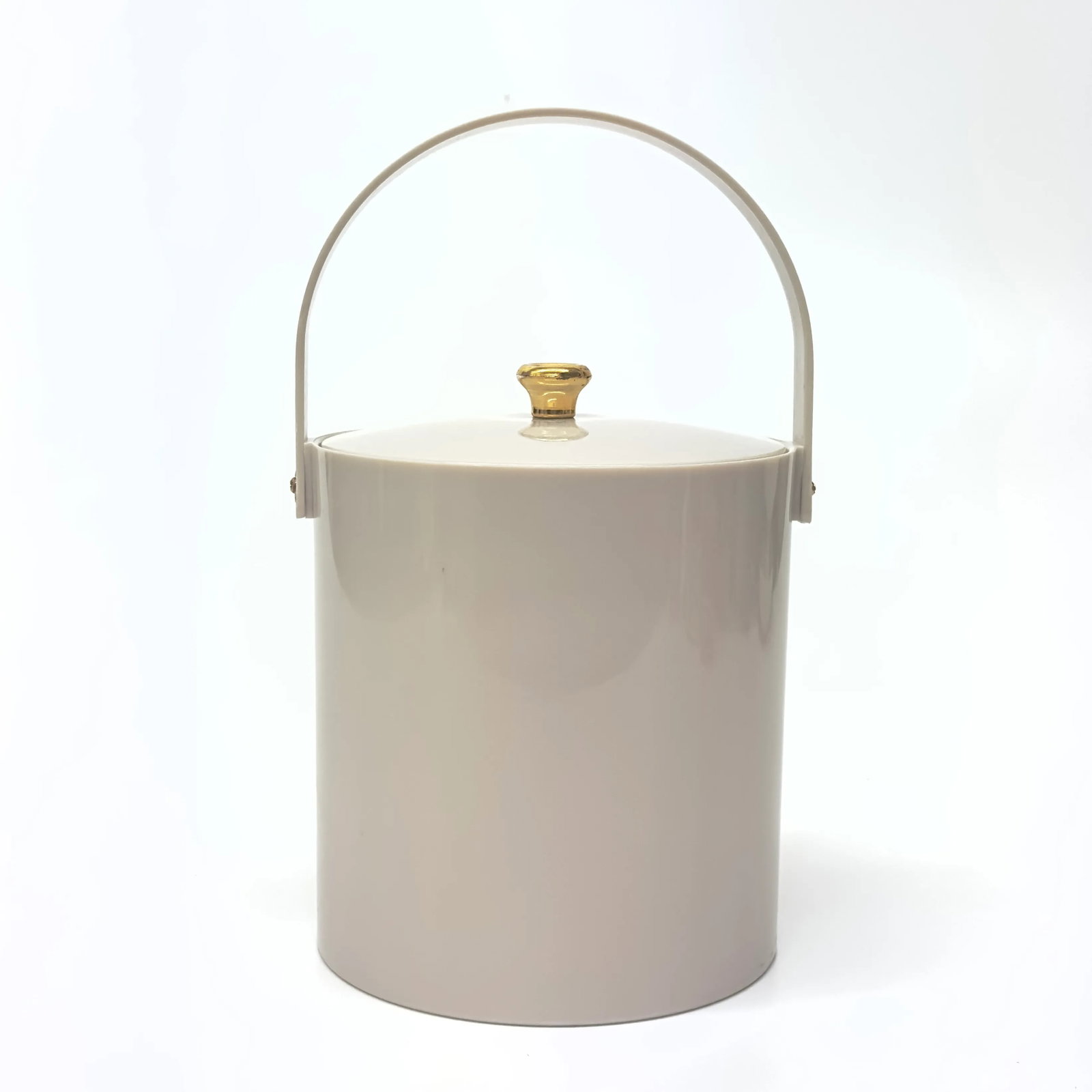 Classic Mushroom-Colored Acrylic Ice Bucket by Irvinware - 2