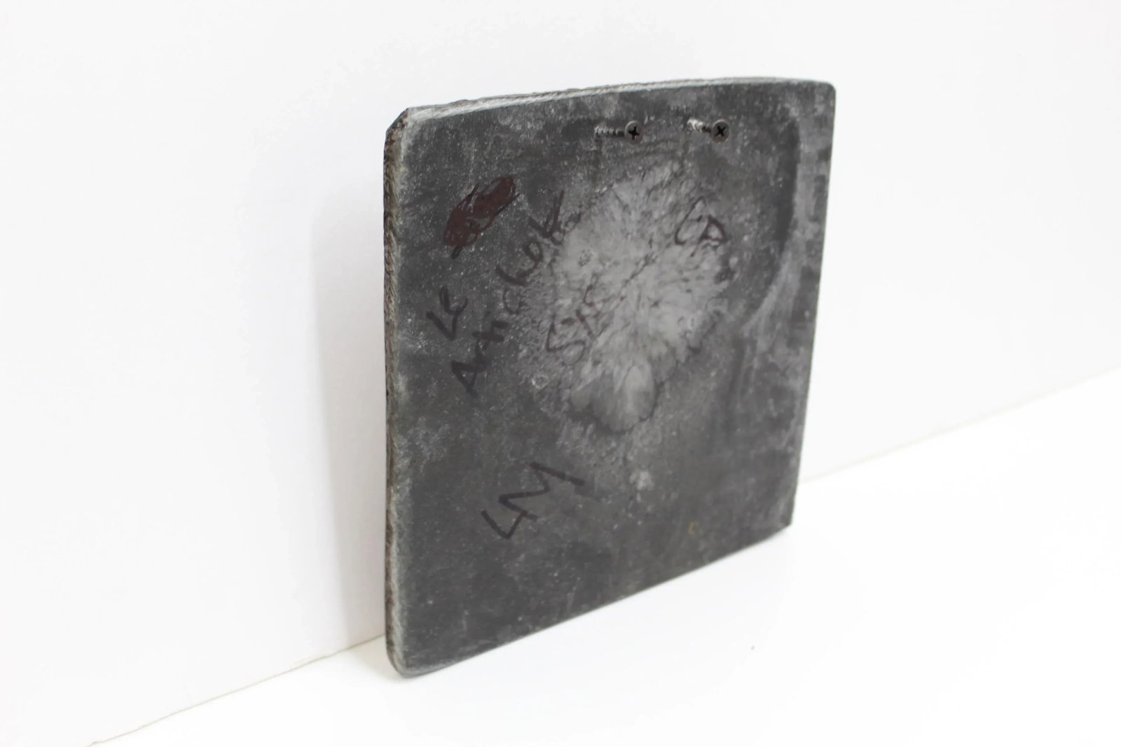 Vintage Rustic Ceramic Artichoke Art Tile - 3