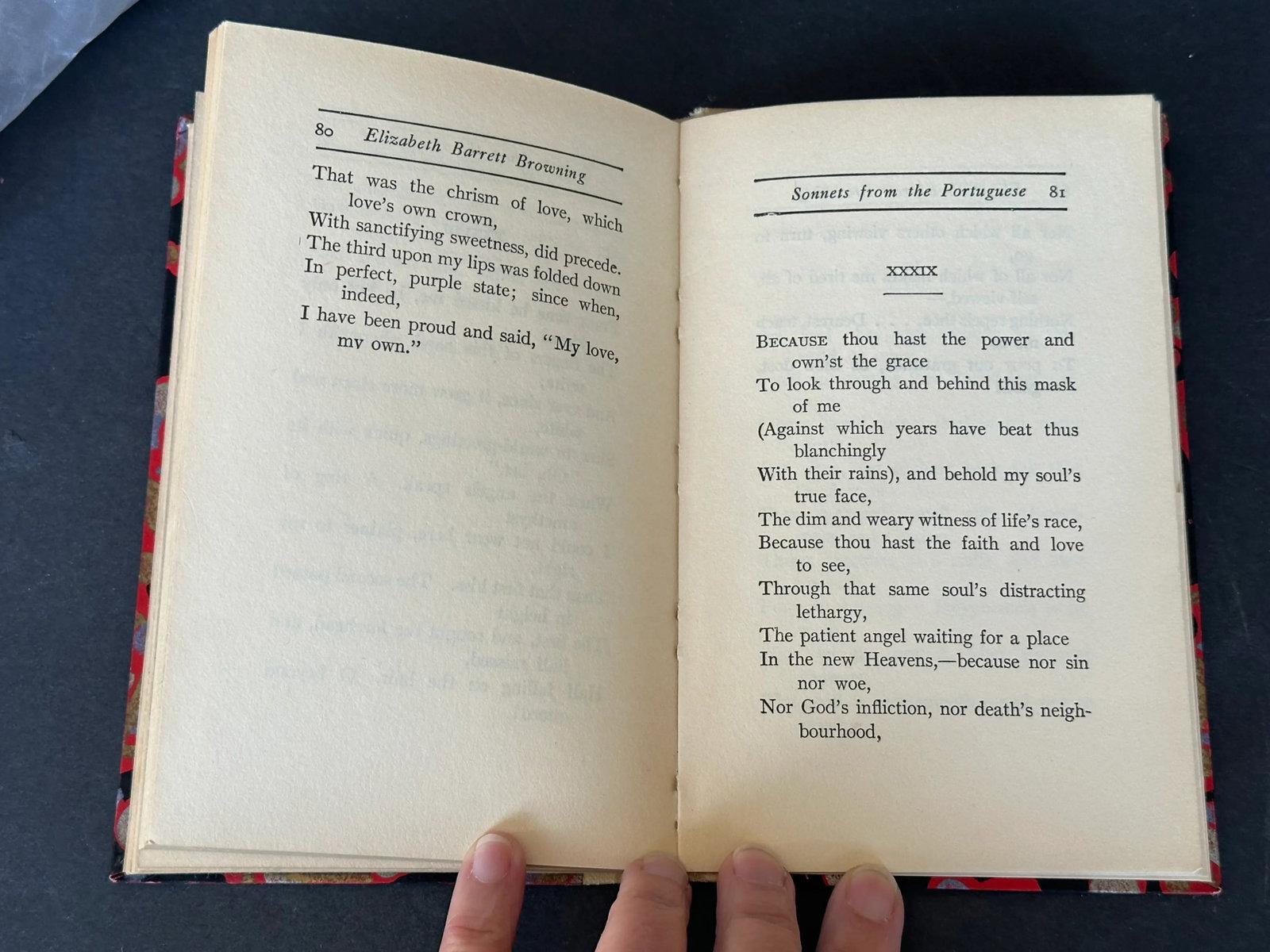 Sonnets From the Portuguese Decorative Poetry Book - 10