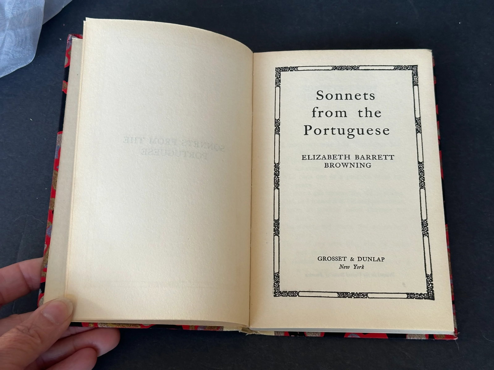 Sonnets From the Portuguese Decorative Poetry Book - 7