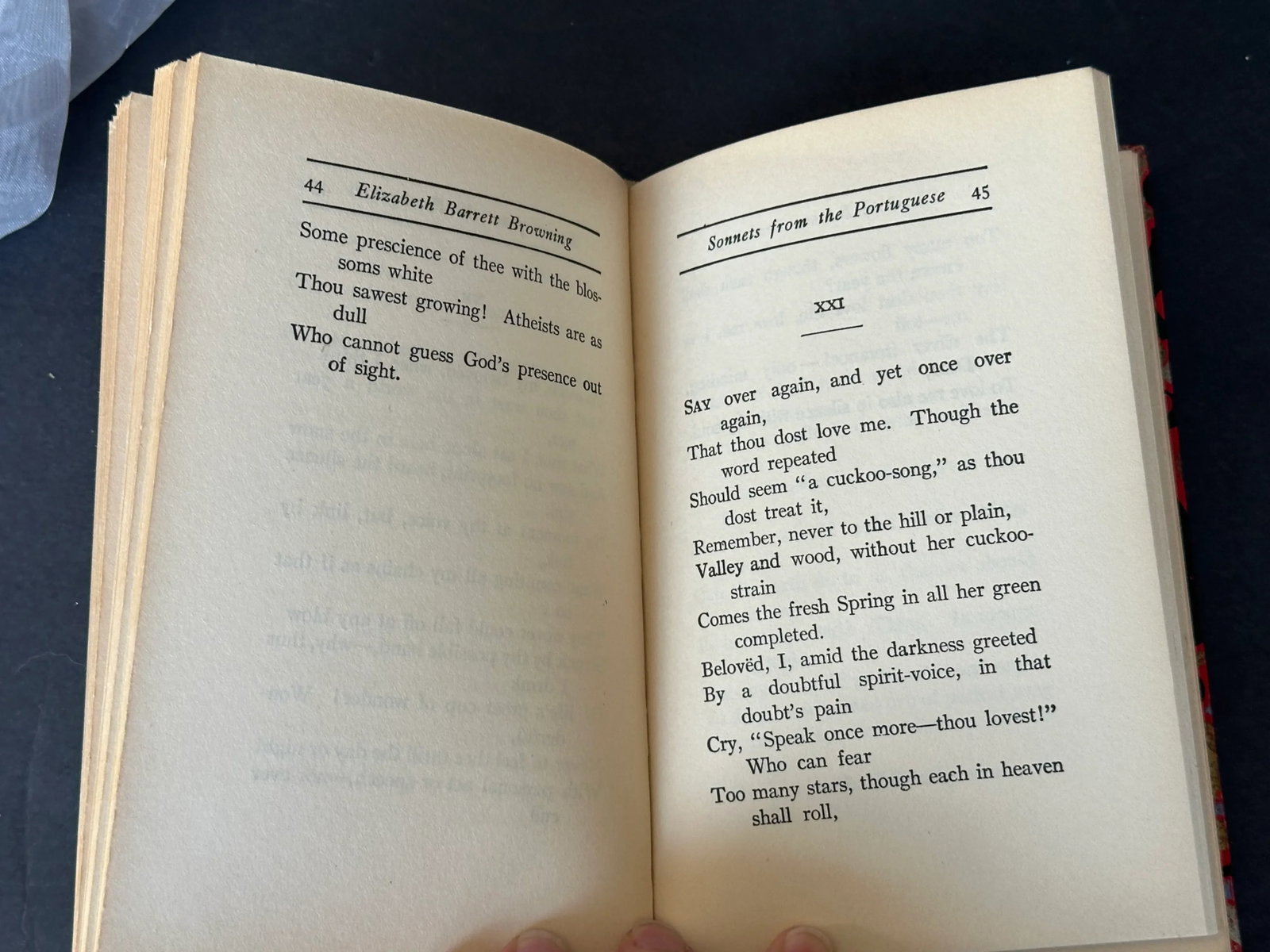 Sonnets From the Portuguese Decorative Poetry Book - 9