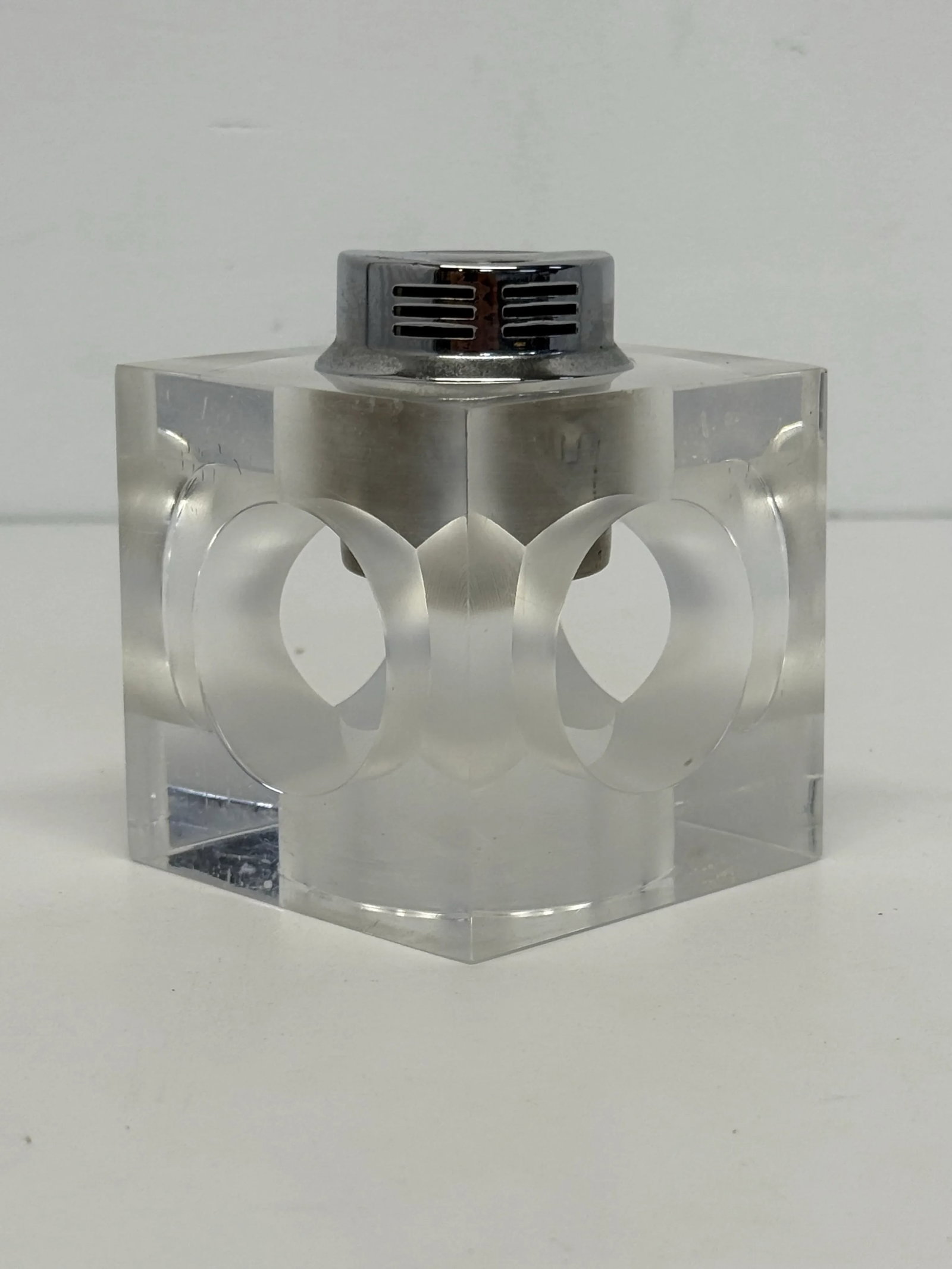 Mid-Century Modern Lucite Table Lighter, Spain 1970s - 10