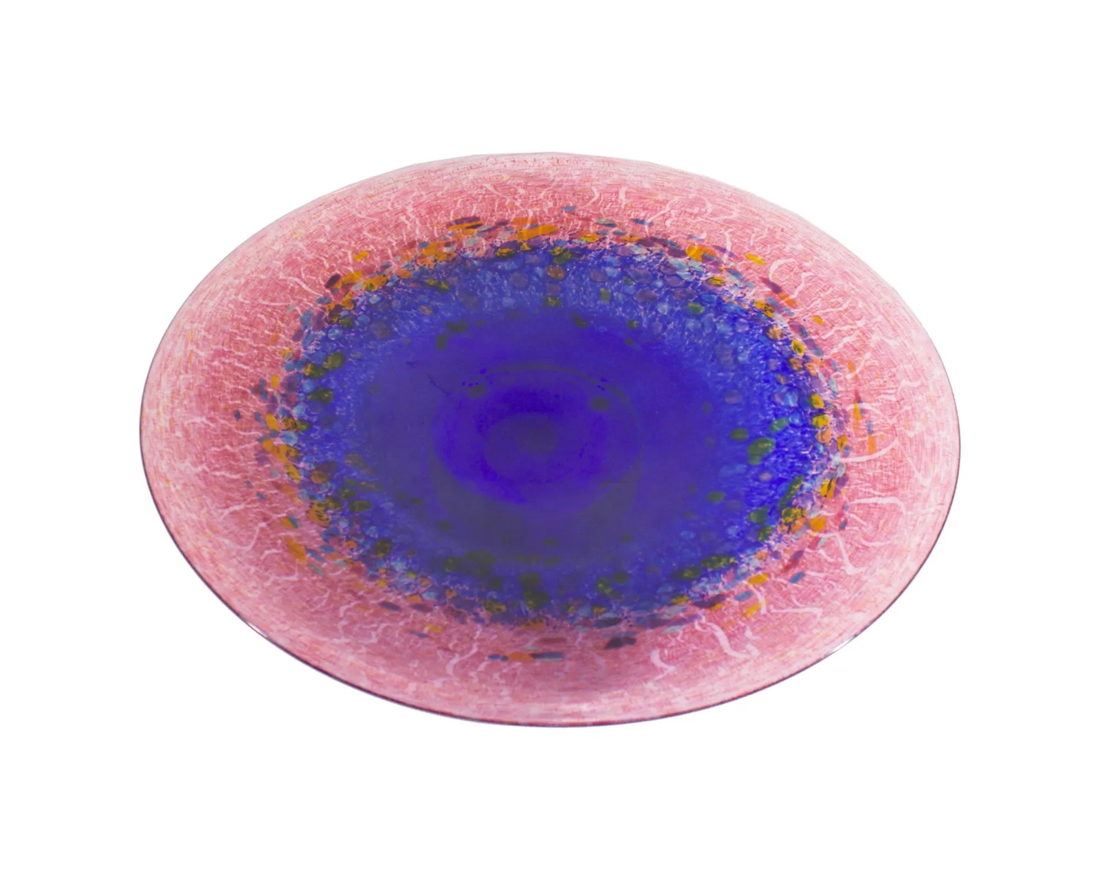 Art Glass Centerpiece Signed by Artist Robert Held - 3