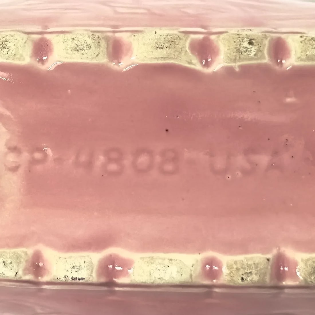 Vintage Rectangular Raspberry Pink Planter Curation - Group of 2 - 8