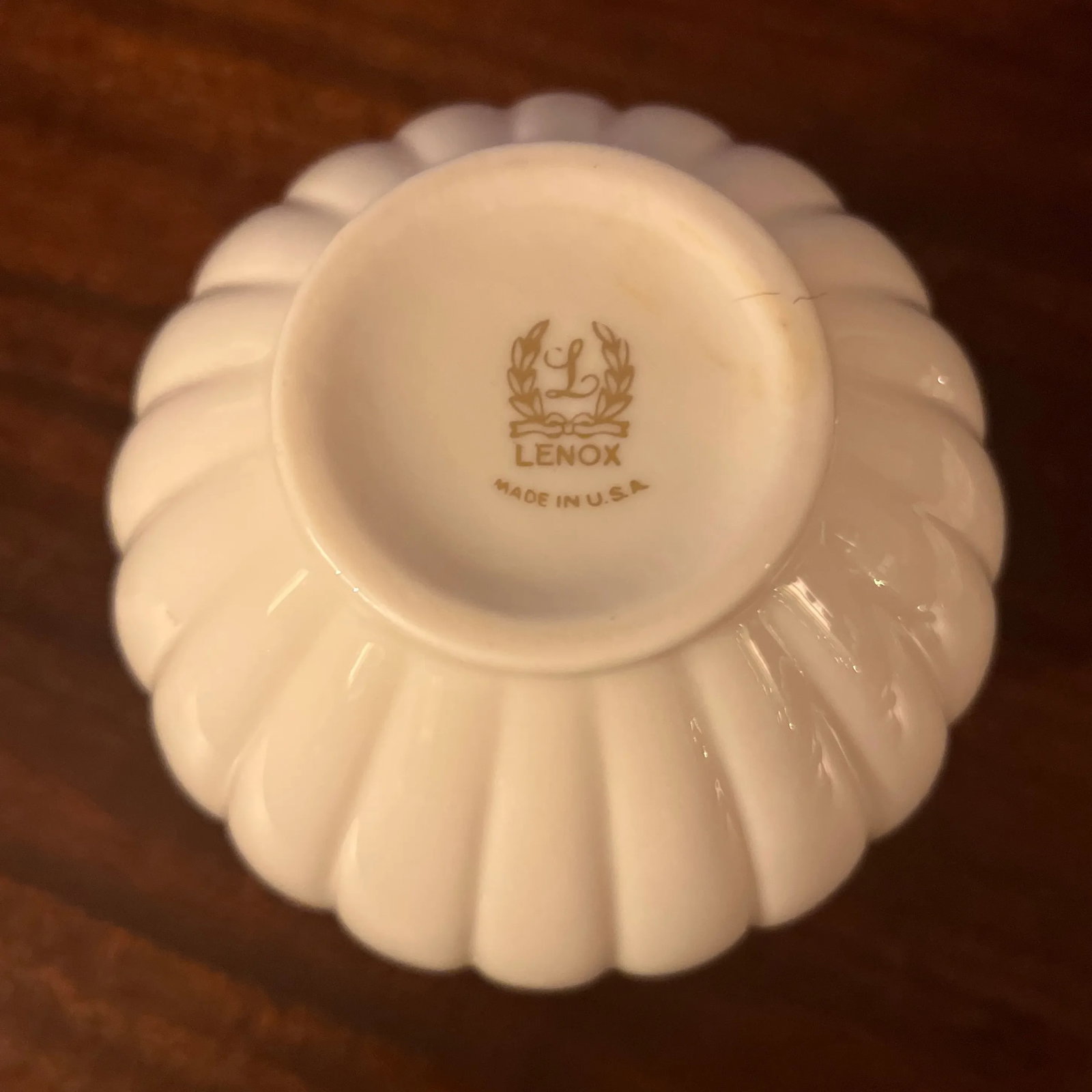 Lenox Sweetbriar Collection Ribbed Bud Vase - 7