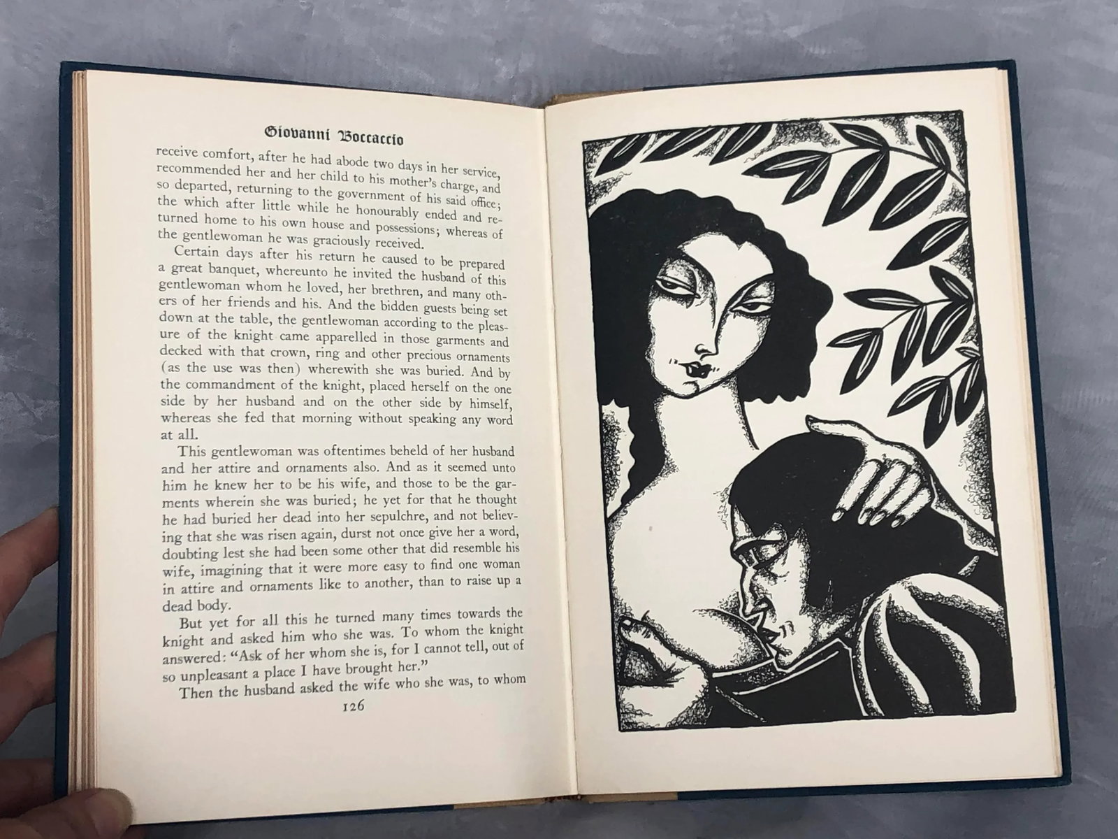 Giovanni Boccaccio Love Stories Illustrated Decorative Book - 10