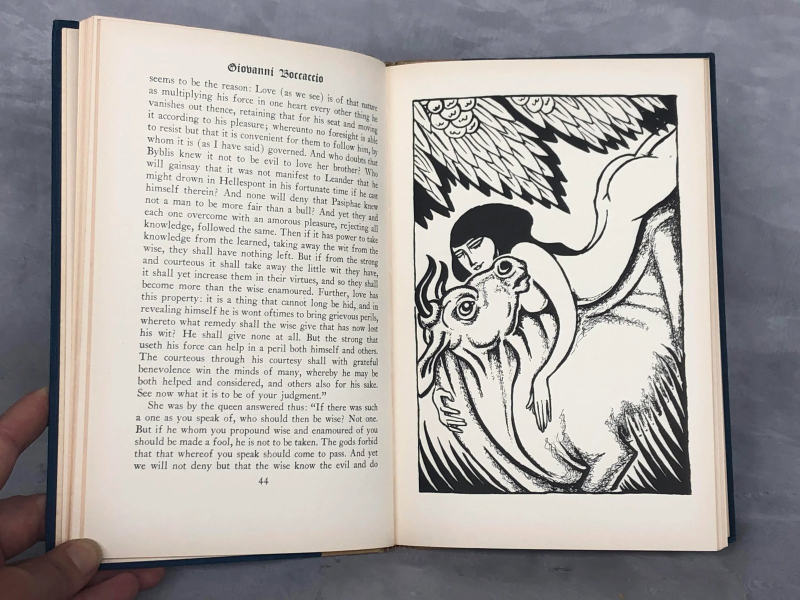 Giovanni Boccaccio Love Stories Illustrated Decorative Book - 5