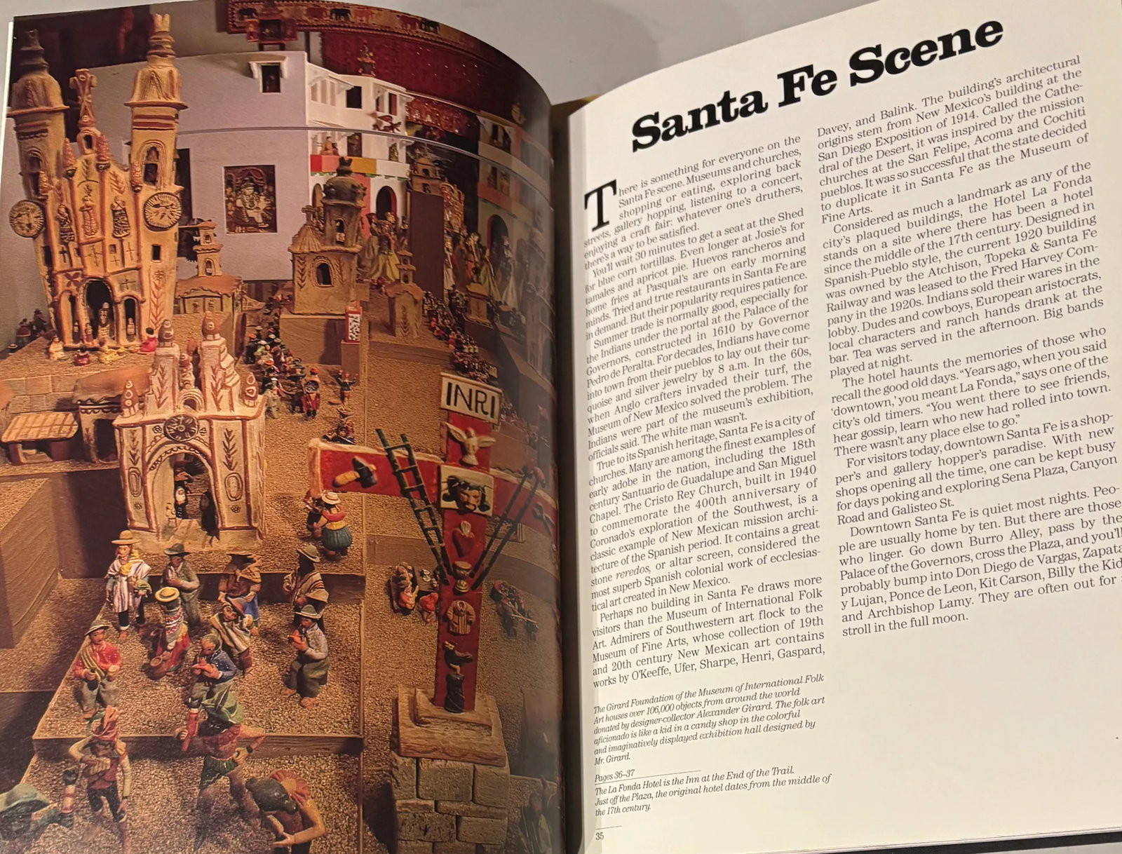 Santa Fe First Edition Hardcover, 1987 by Lisl and Landt Dennis - 9