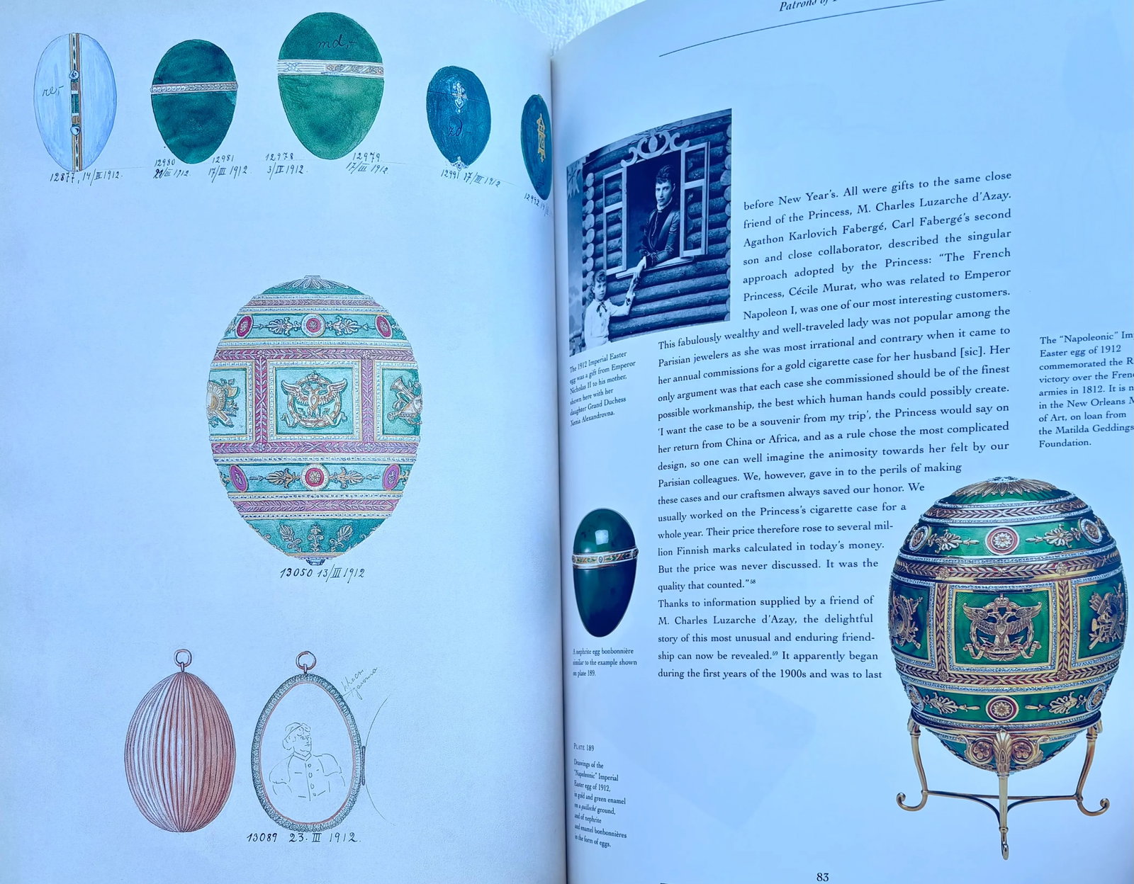 "The Golden Years of Faberge: Drawings and Objects From the Wigstrom Workshop" 2000, First Edition - 4