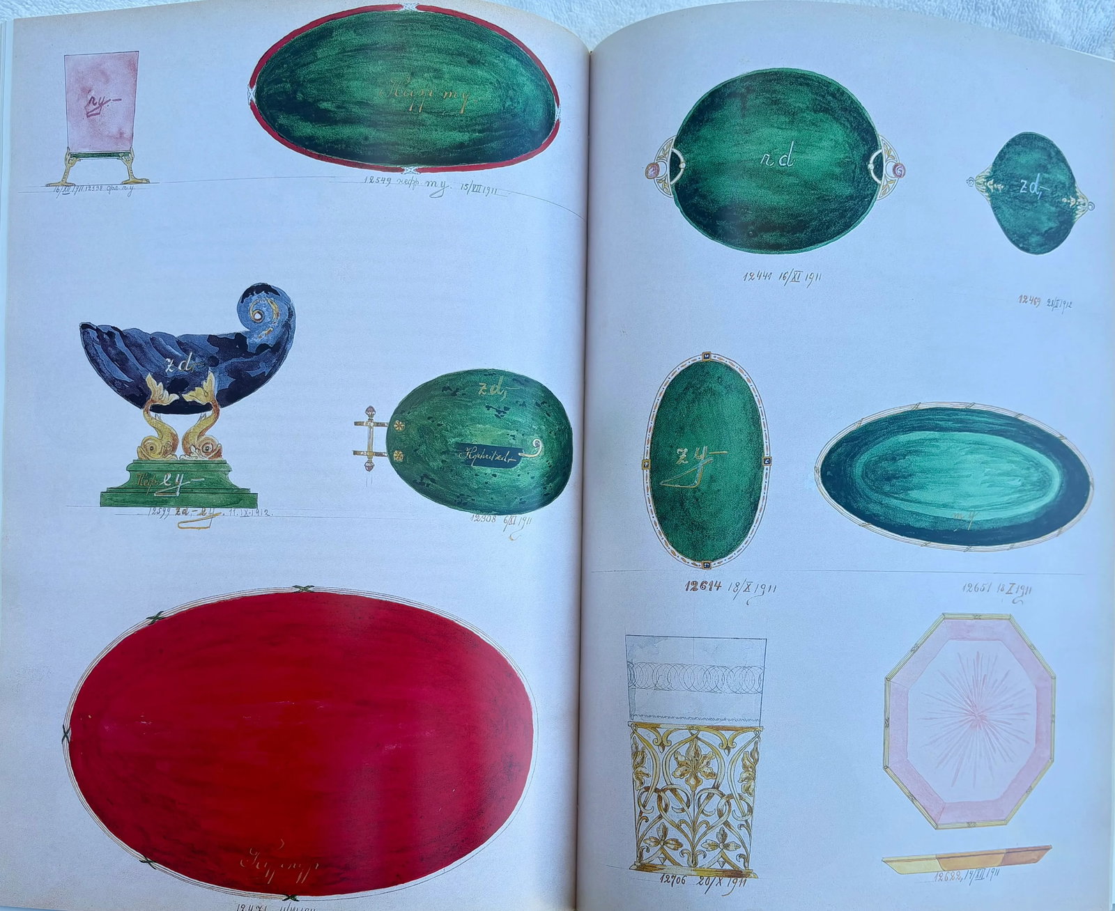 "The Golden Years of Faberge: Drawings and Objects From the Wigstrom Workshop" 2000, First Edition - 6