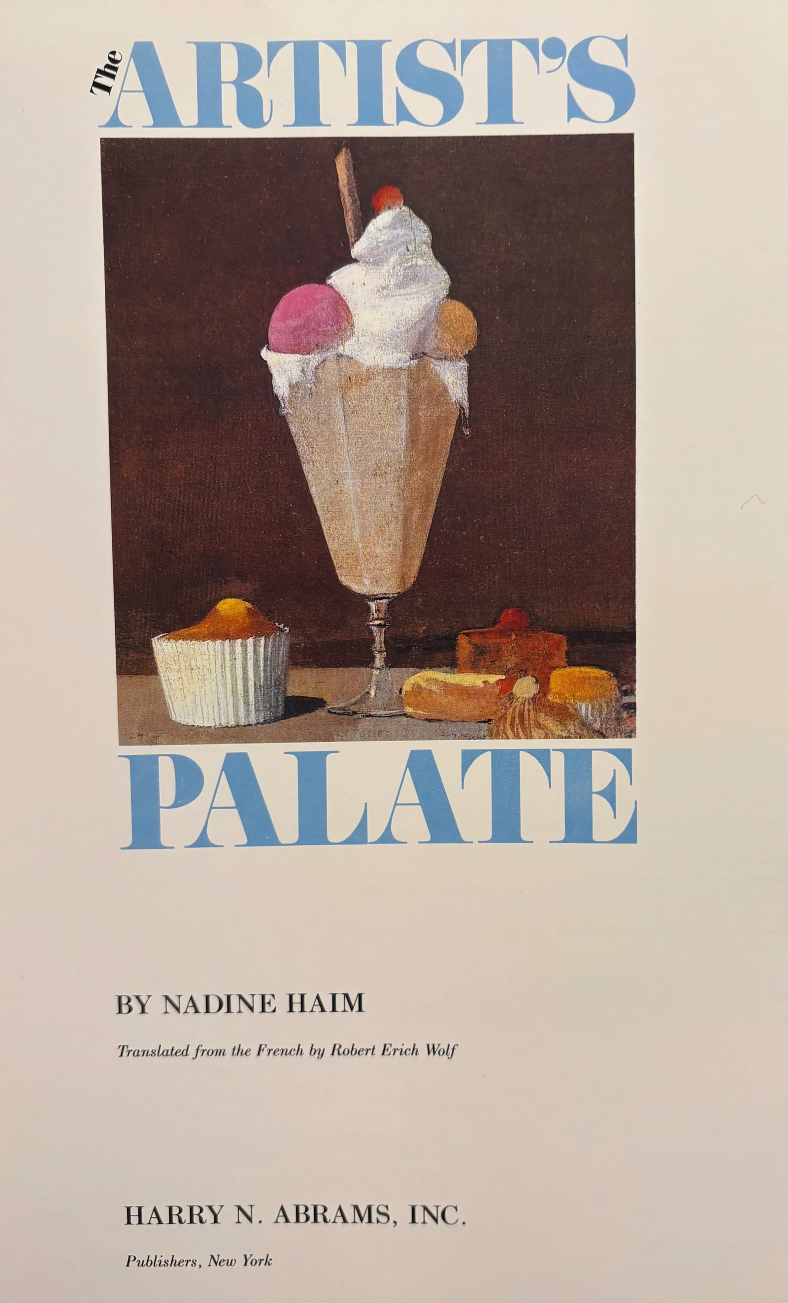 1988 The Artist's Palate Hardcover First Edition - 3