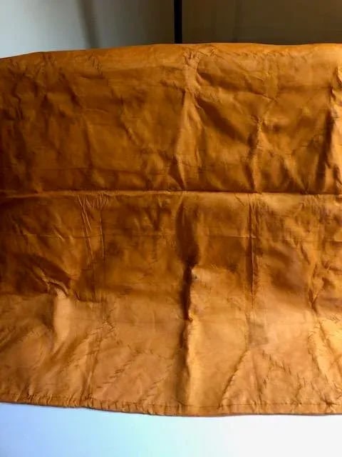 Vintage 1980s Handmade Metallic Indian Tapestry Quilt - 4