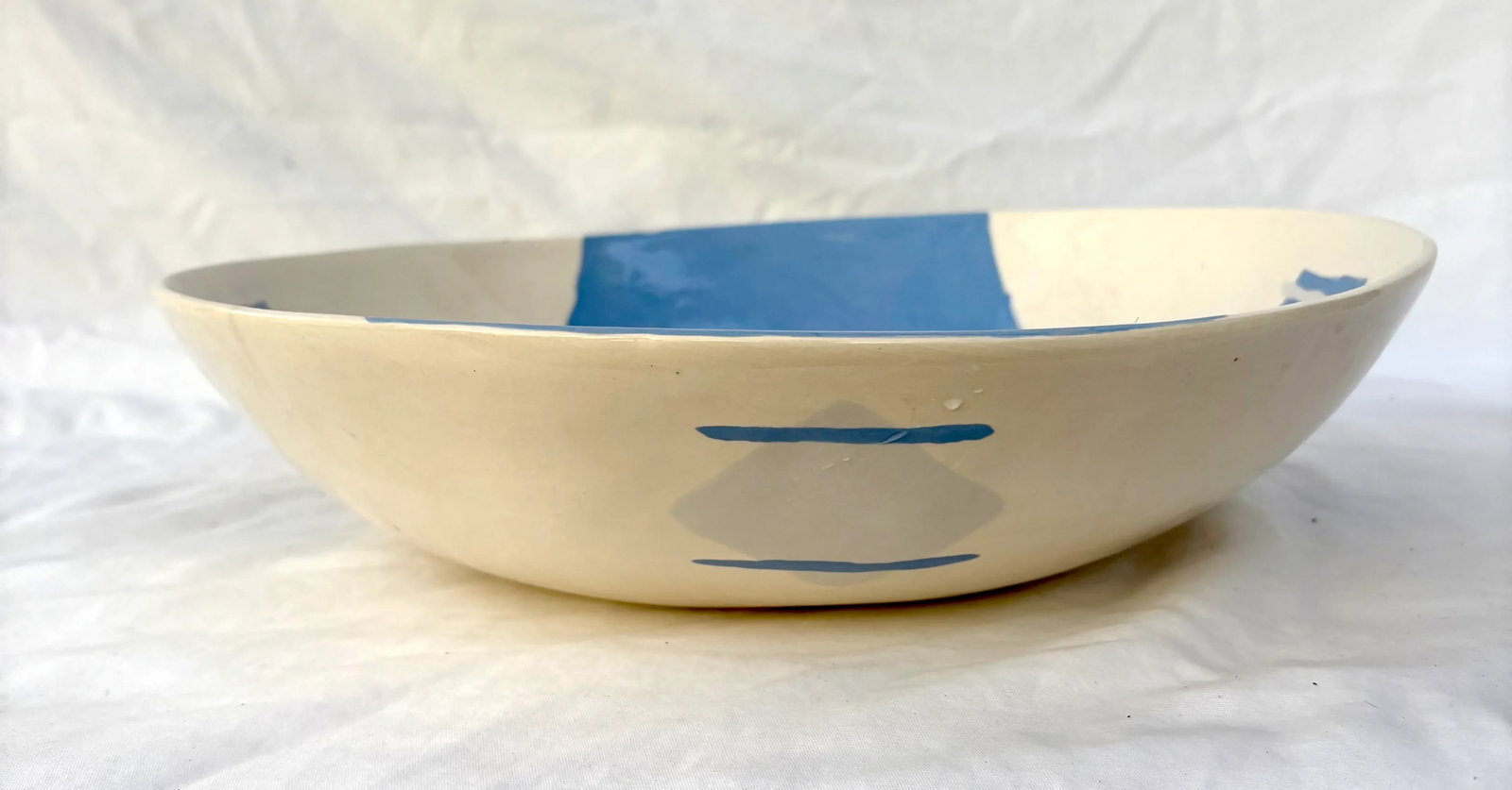 1980's Memphis Style Studio Pottery Bowl, Signed by Artist - 6
