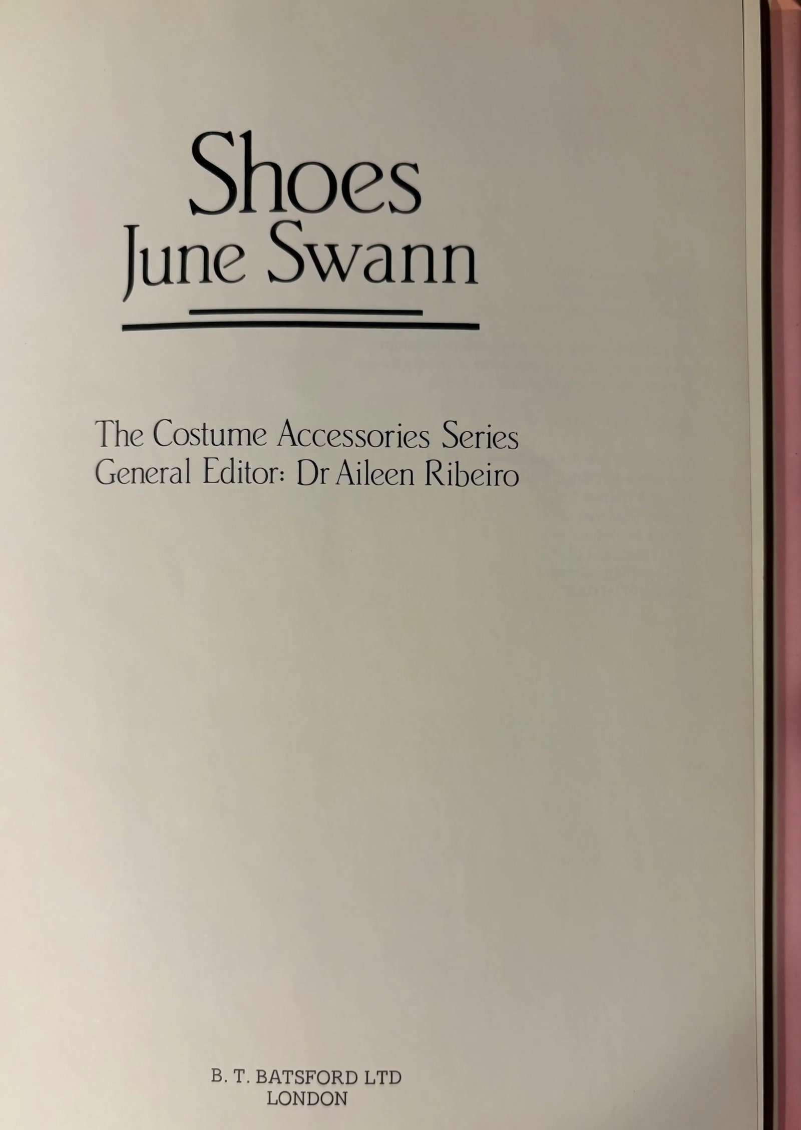 1988 Shoes: The Costume Accessories Series, June Swann - 2