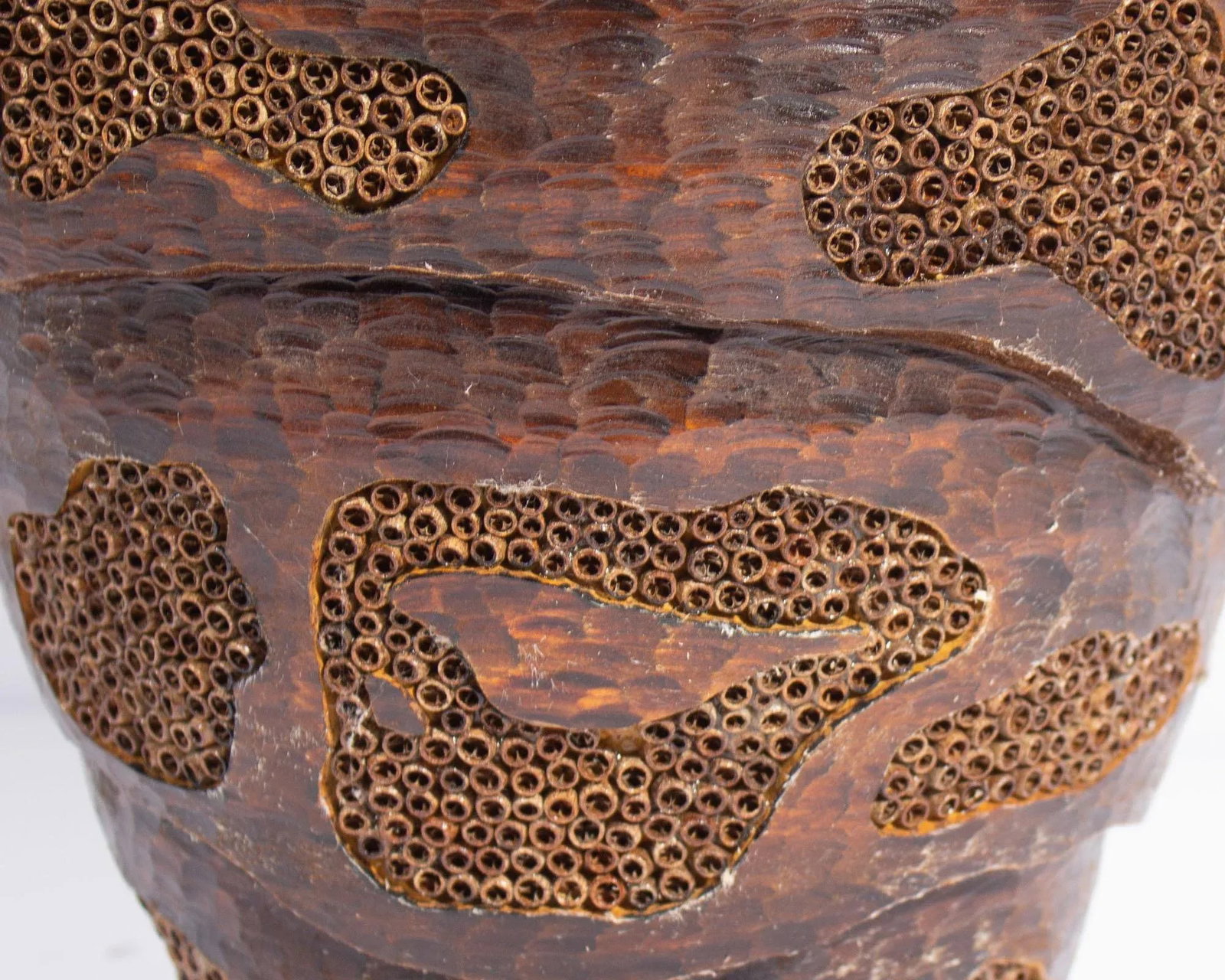 Lloyd Cheney Signed 2007 Sculptural Wooden Vase - 6