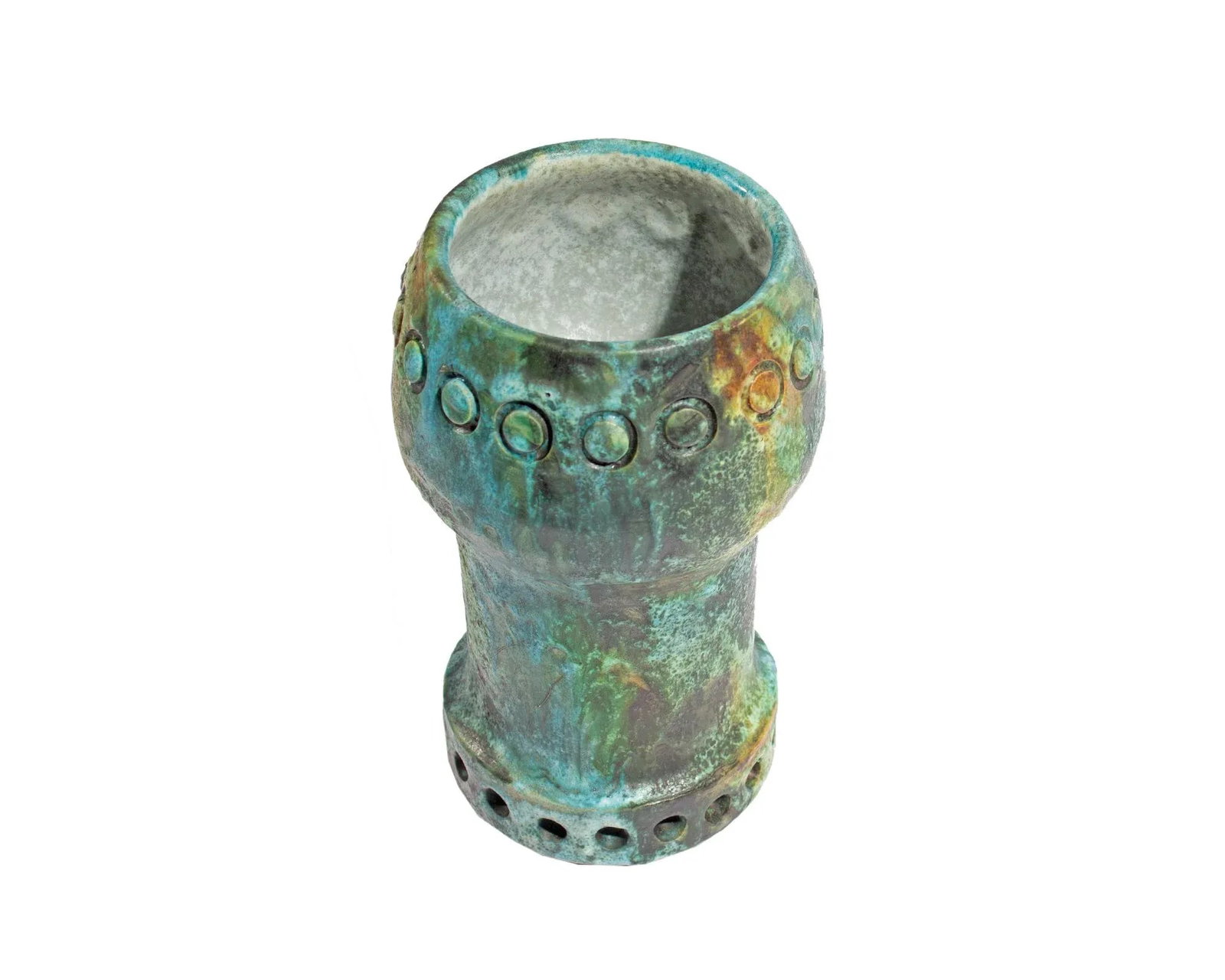 Alvino Bagni Italian Sea Garden Ceramic Vase - 2