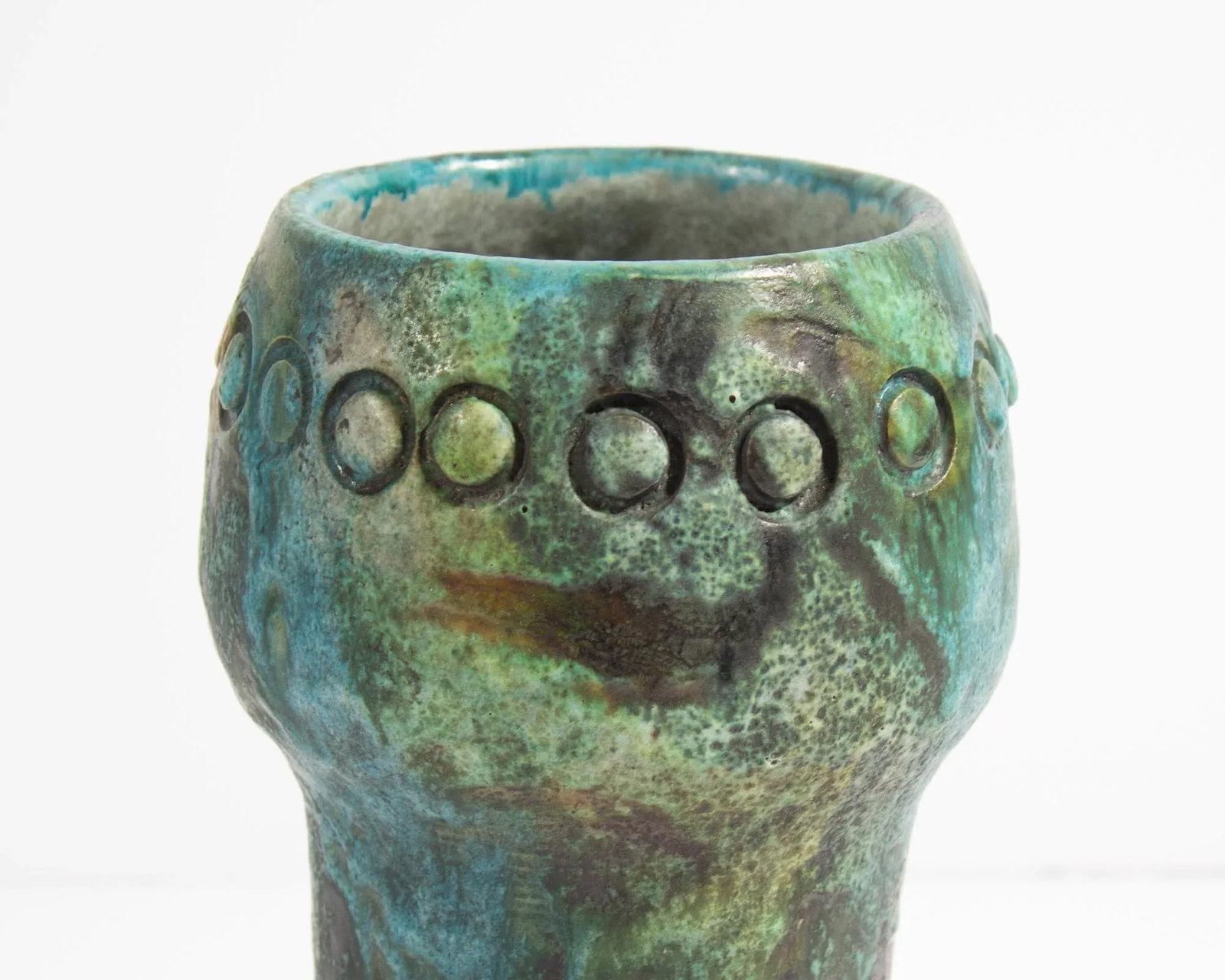 Alvino Bagni Italian Sea Garden Ceramic Vase - 6