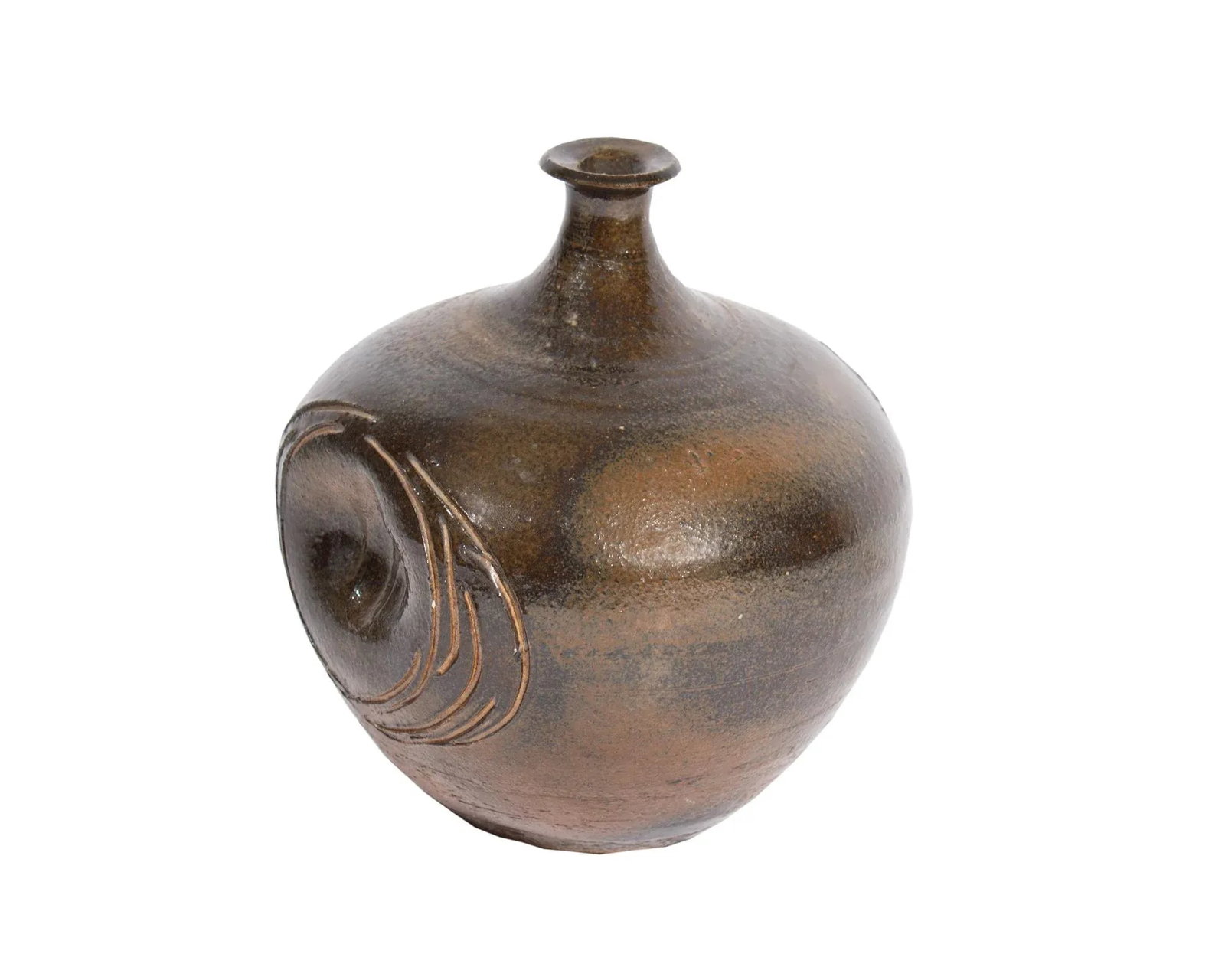 Larry Wasserman Signed Studio Pottery Vase - 2
