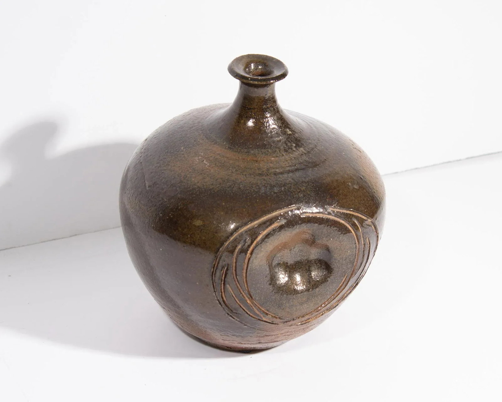 Larry Wasserman Signed Studio Pottery Vase - 3