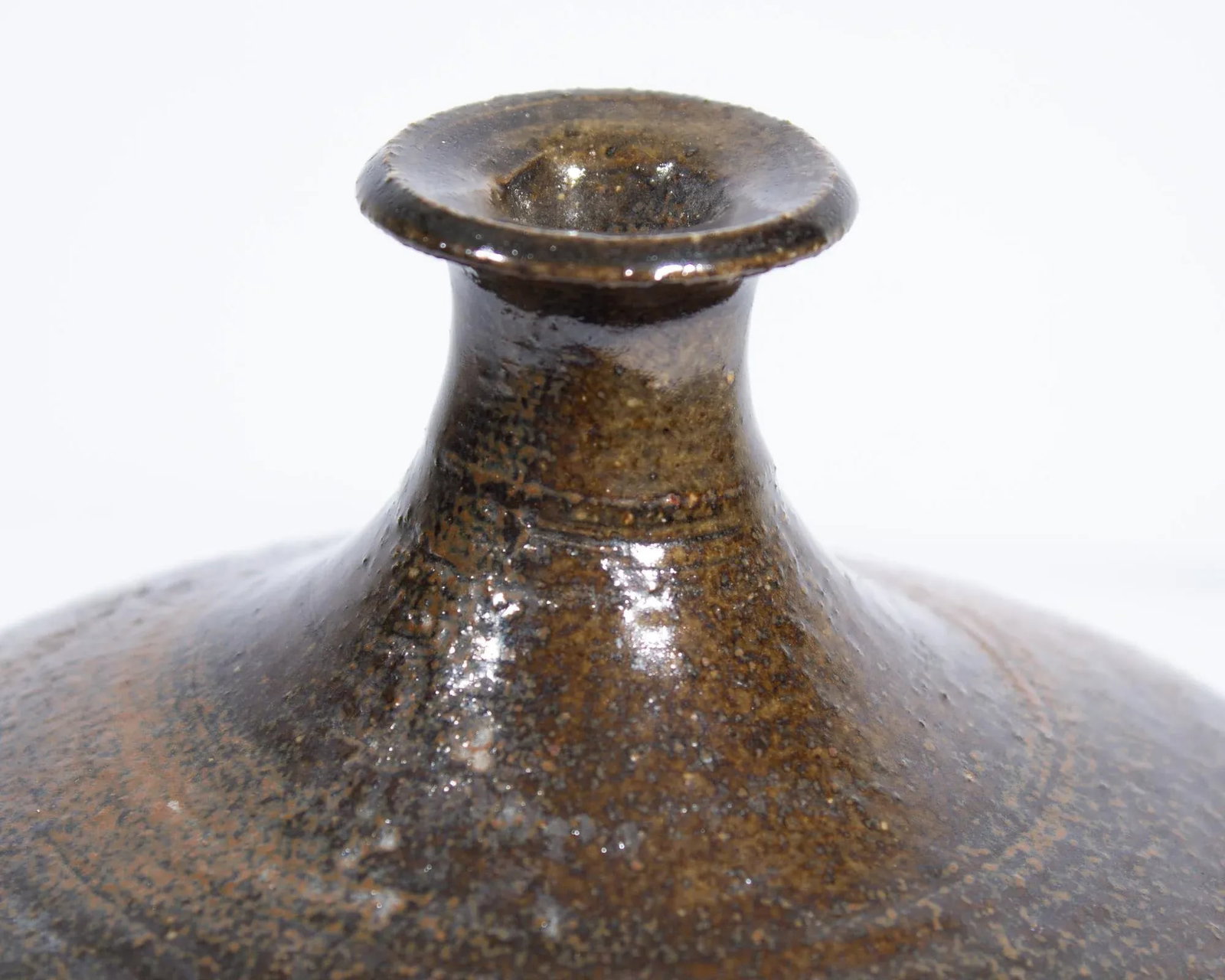 Larry Wasserman Signed Studio Pottery Vase - 4