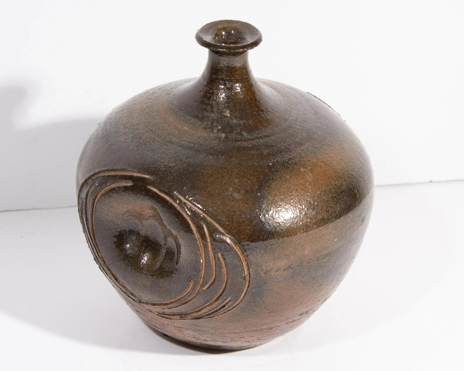 Larry Wasserman Signed Studio Pottery Vase - 5
