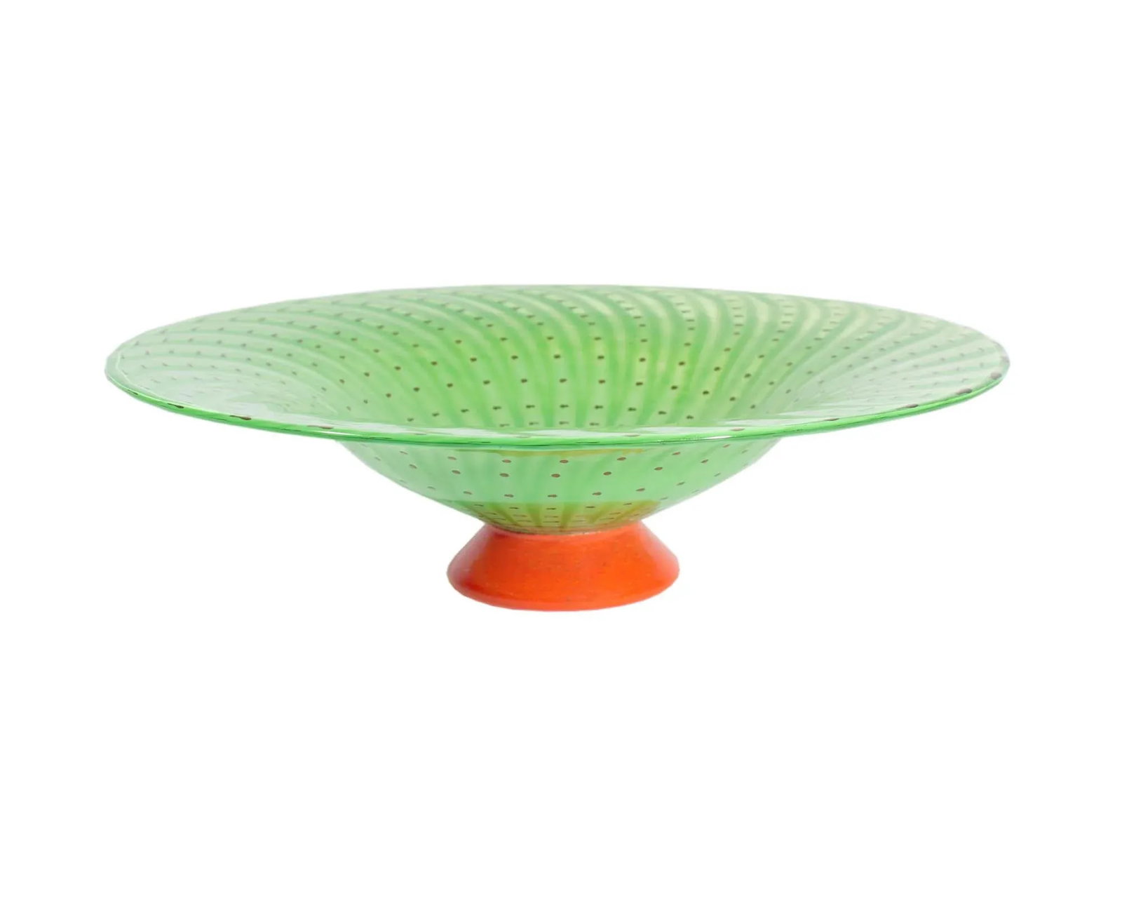Jan-Erik Ritzman and Sven-Ake Carlsson Transjo Hytta Glass Footed Bowl - 2