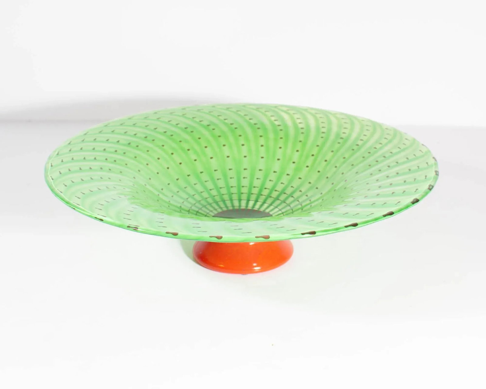 Jan-Erik Ritzman and Sven-Ake Carlsson Transjo Hytta Glass Footed Bowl - 3