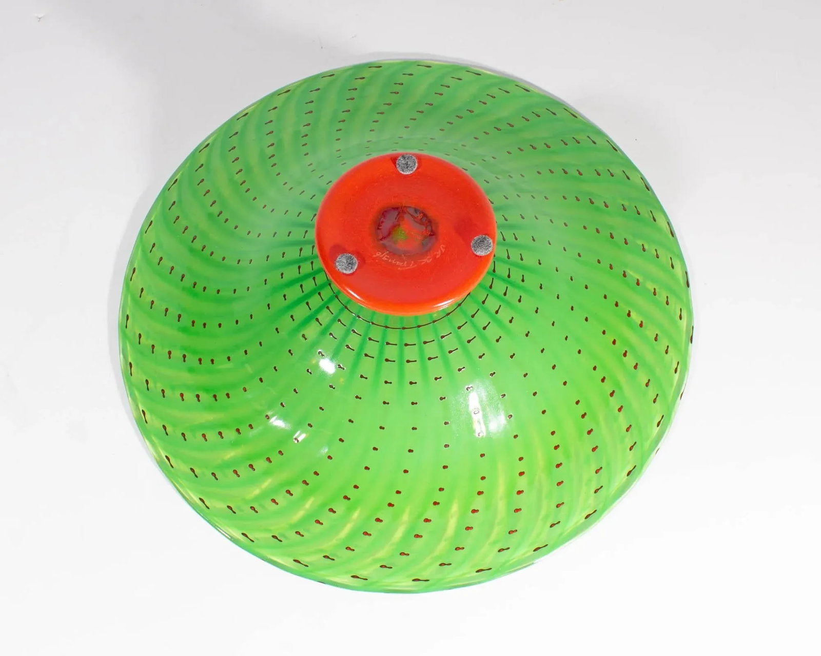 Jan-Erik Ritzman and Sven-Ake Carlsson Transjo Hytta Glass Footed Bowl - 4