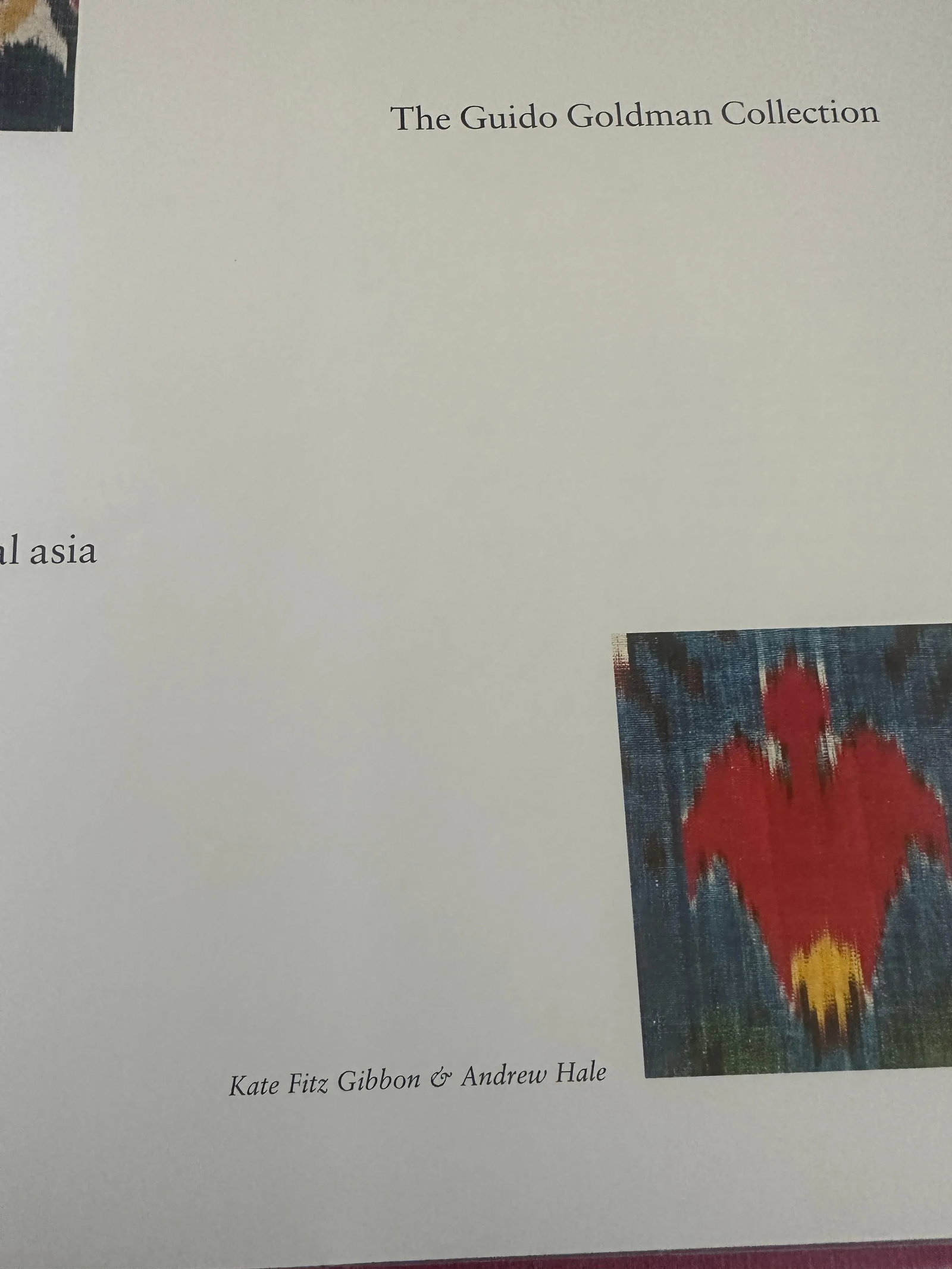 Ikat, Silks of Central Asia, the Guido Goldman Collection, 1997 - 3