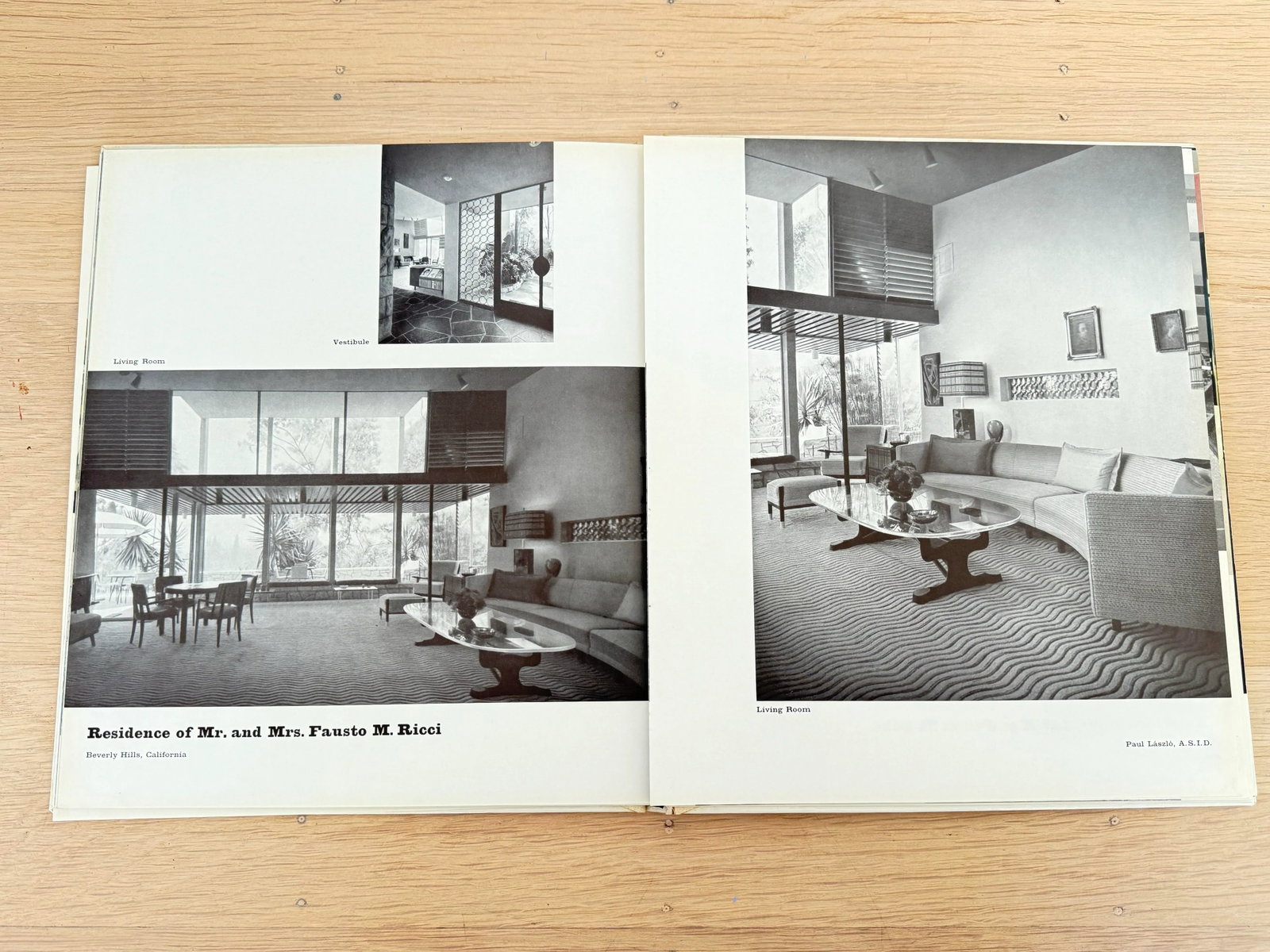 "Paul Laszlo" Member of American Society of Industrial Designers - 2