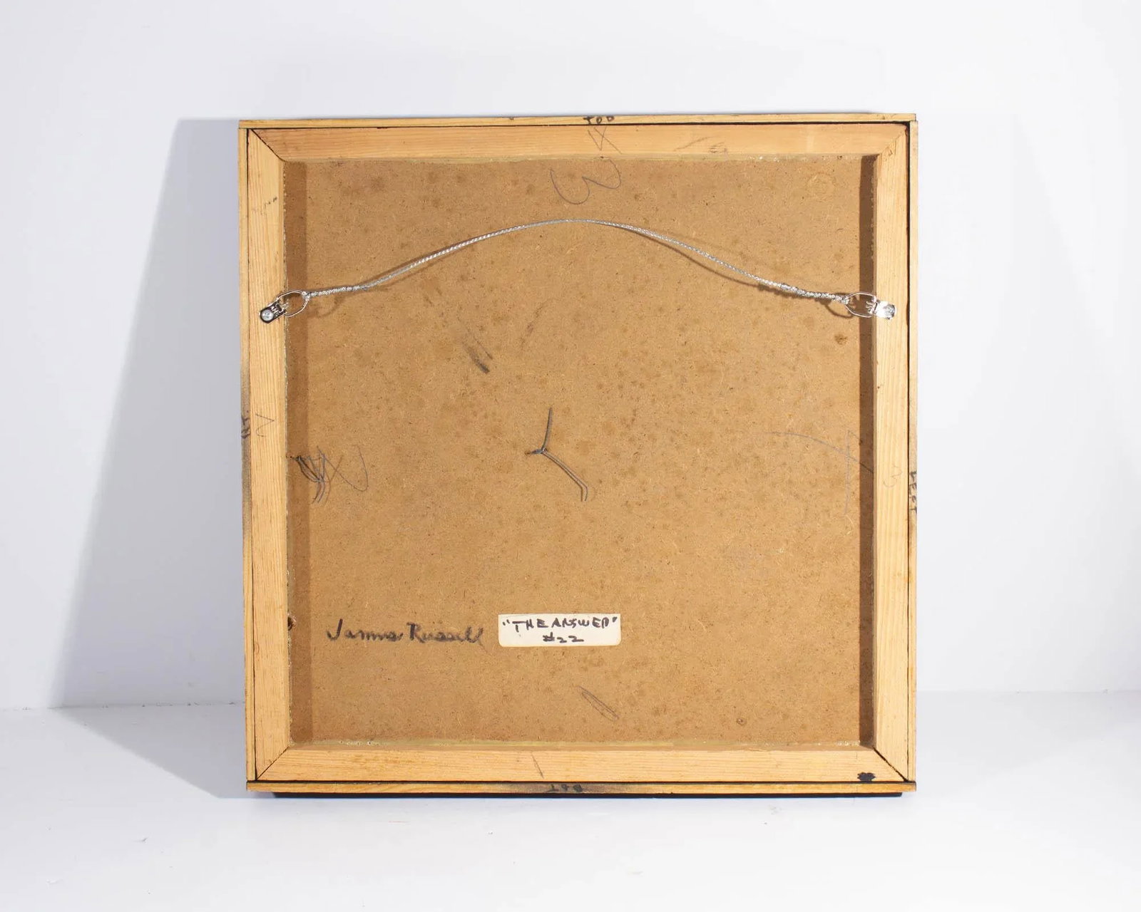 "The Answer #22" Found Object Assemblage by James Spencer Russell - 2