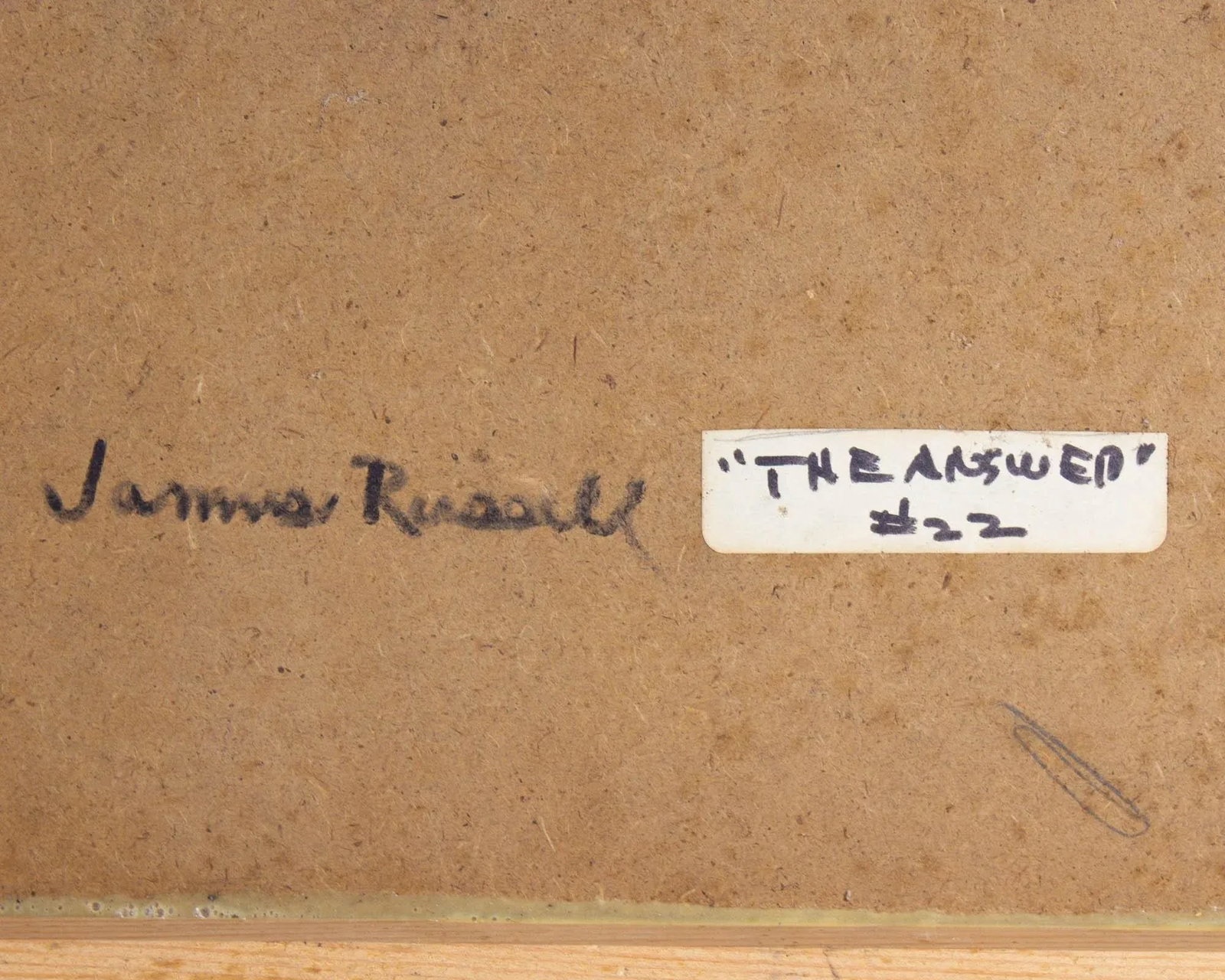 "The Answer #22" Found Object Assemblage by James Spencer Russell - 8