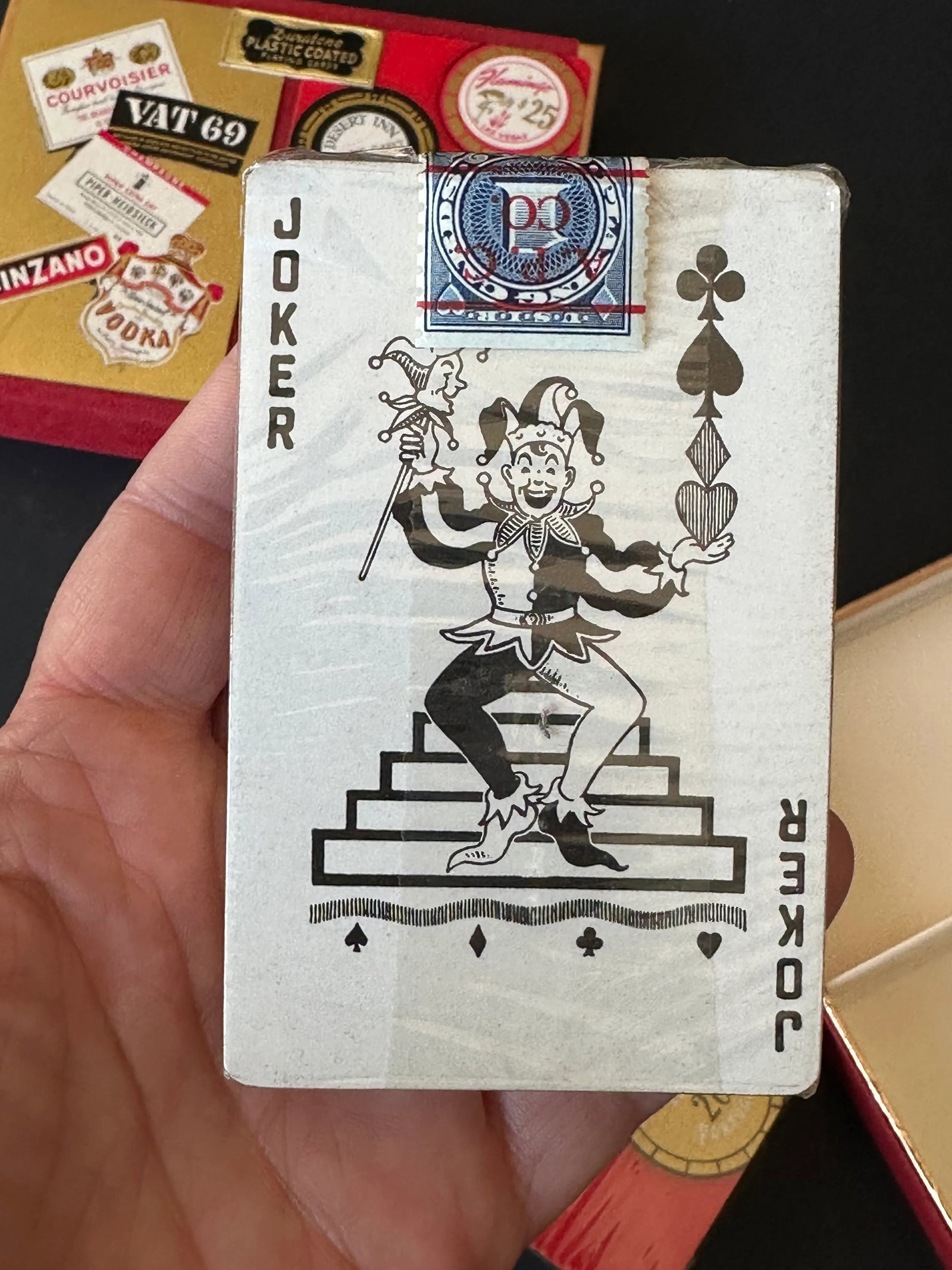 Vintage Mid Century Casino Bar Double Playing Card Set - 8