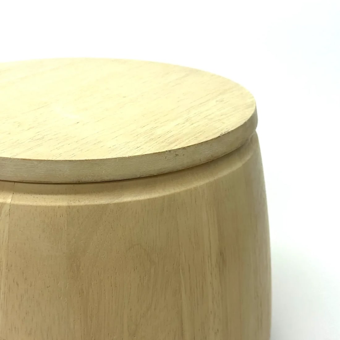 Mid Century Modern Blond Wood Ice Bucket by Dansk - 5