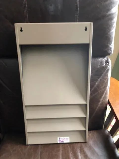 Mid 20th Century Vintage Mid-Century Metal Buddy Magazine or Document Wall Rack - 2