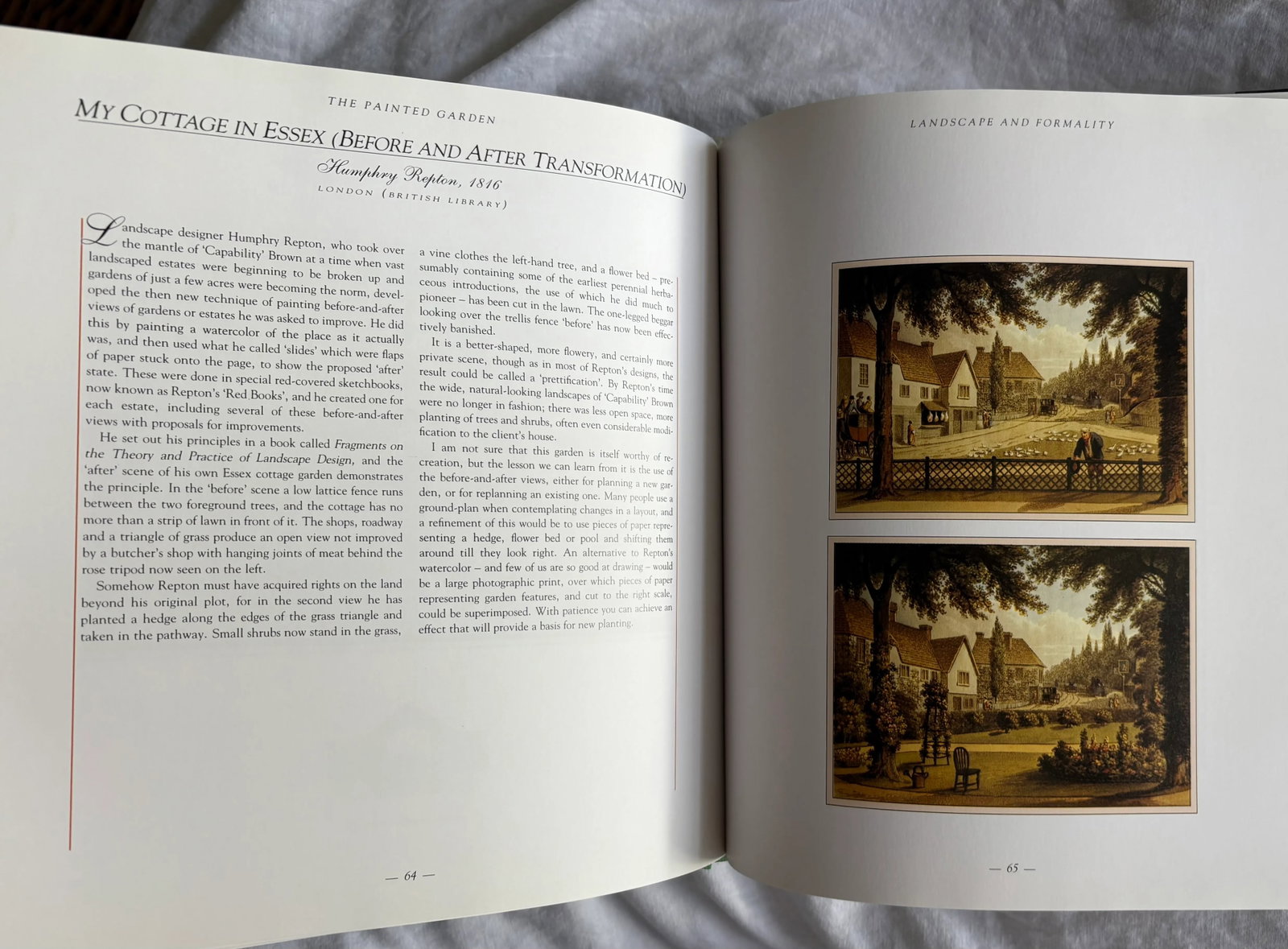 The Painted Garden the Garden Through the Artist's Eye, Hardcover First Edition - 10