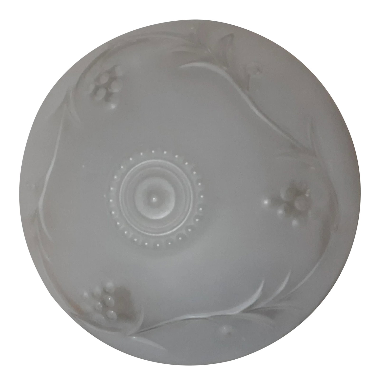 1950s Floral Light Fixture: Previously owned VINTAGE floral light fixture still in great condition! Condition: Alterations: Original Condition Unaltered Imperfections: Some Imperfections Condition Notes: Still in very good condi