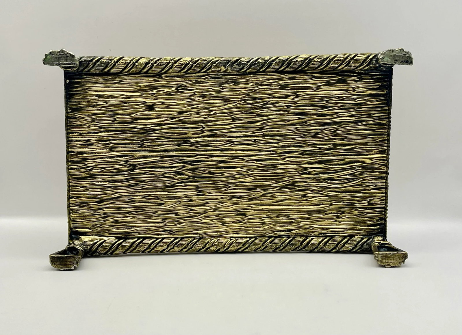 Vintage Golden Tassel Decorative Tray - 5