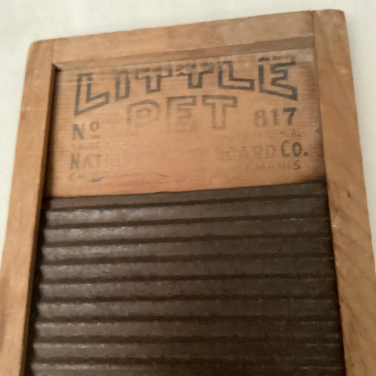 Vintage "Little Pet Washboard" 1940s National Washboard Company - 2