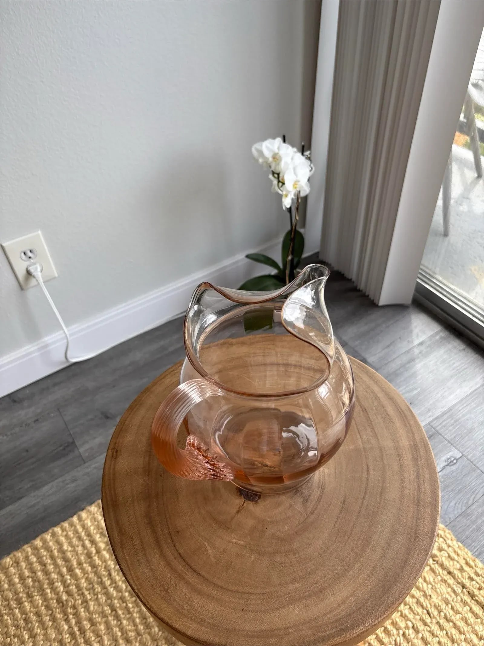 Macbeth Evan's Pink Depression Glass 1930's Pitcher - 3