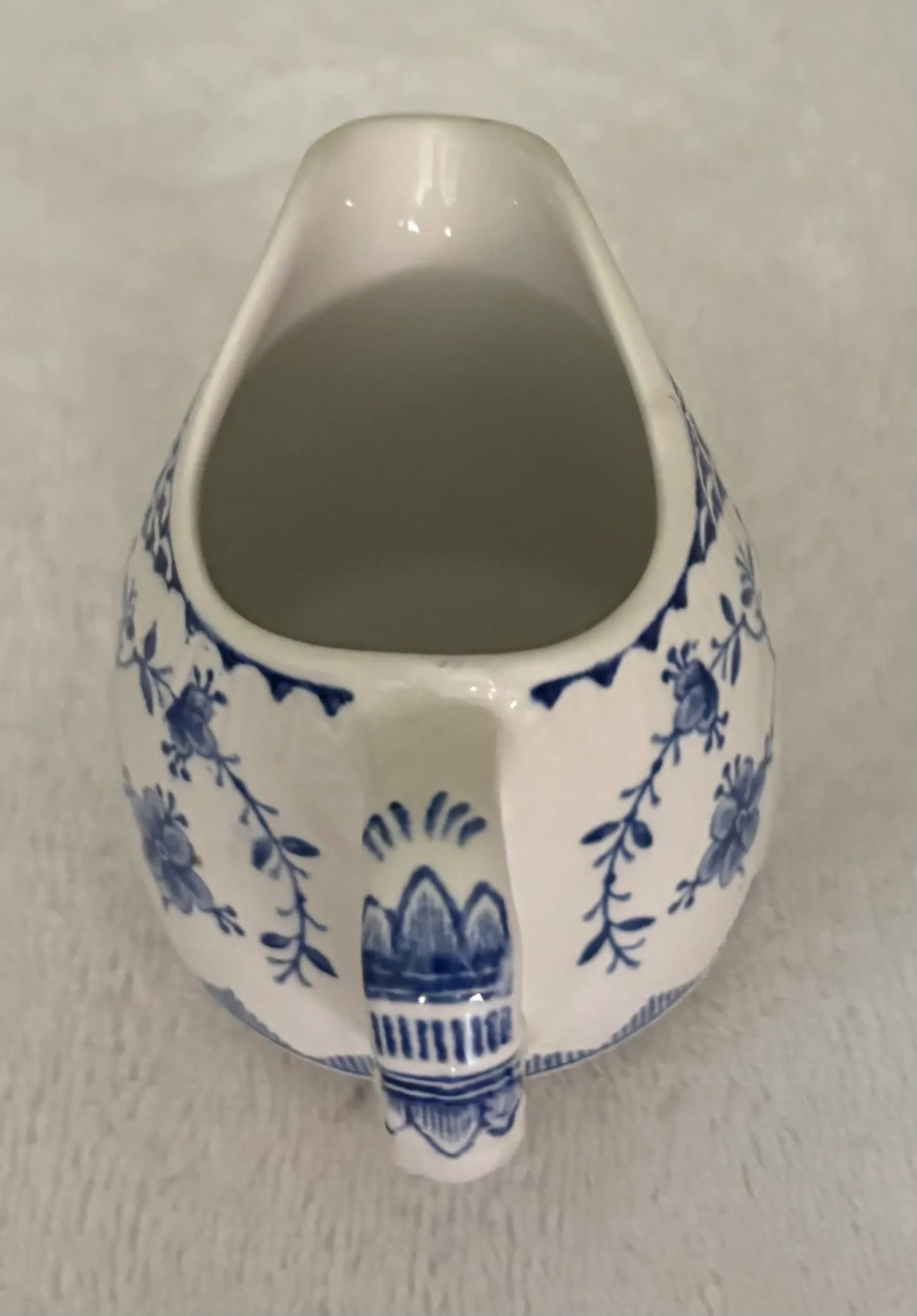 Mid 20th Century Denmark Blue Creamer by Furnival - 5