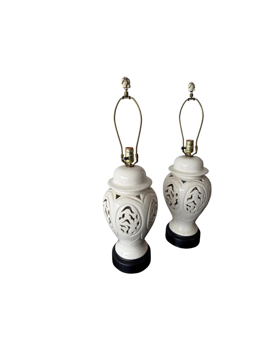 Pair of Vintage Table Lamps - Mid Century - 3