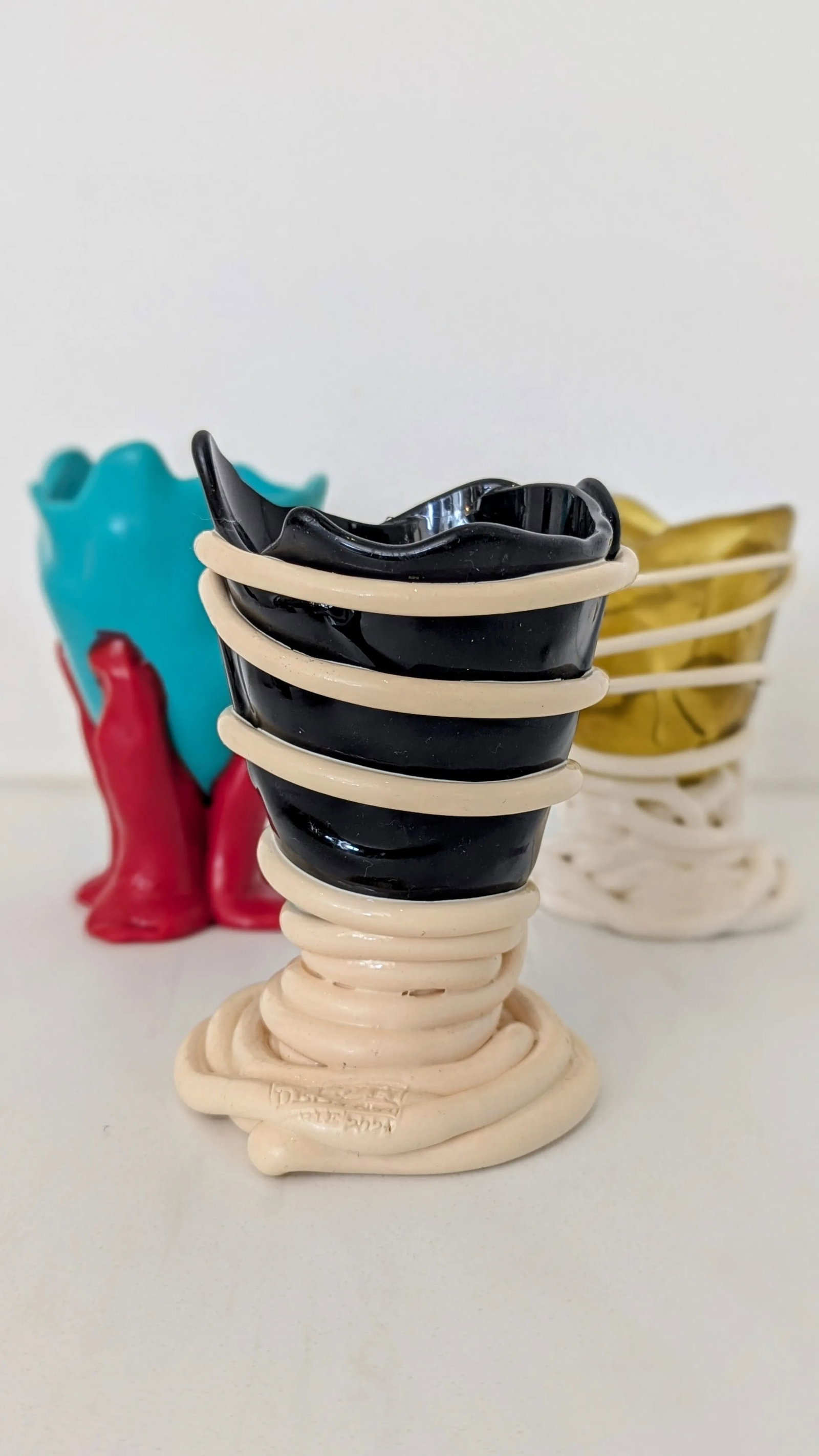 Gaetano Pesce Resin Vessels - Set of 3 Postmodern Sculpture - 5