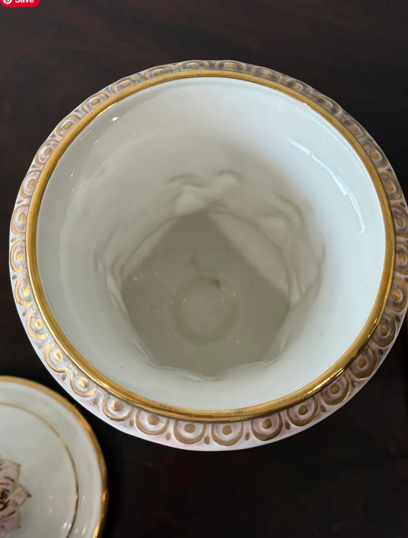 Vintage Italian Decorative Urns- Set of 2 - 7