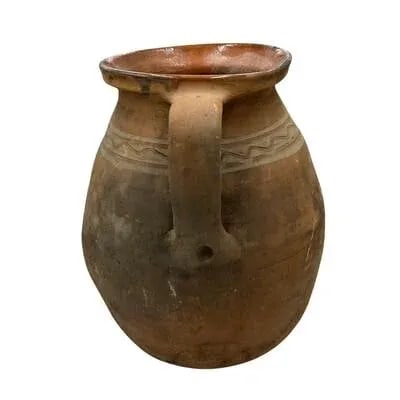 Antique Hungarian Folk Art Cooking Pottery - 4